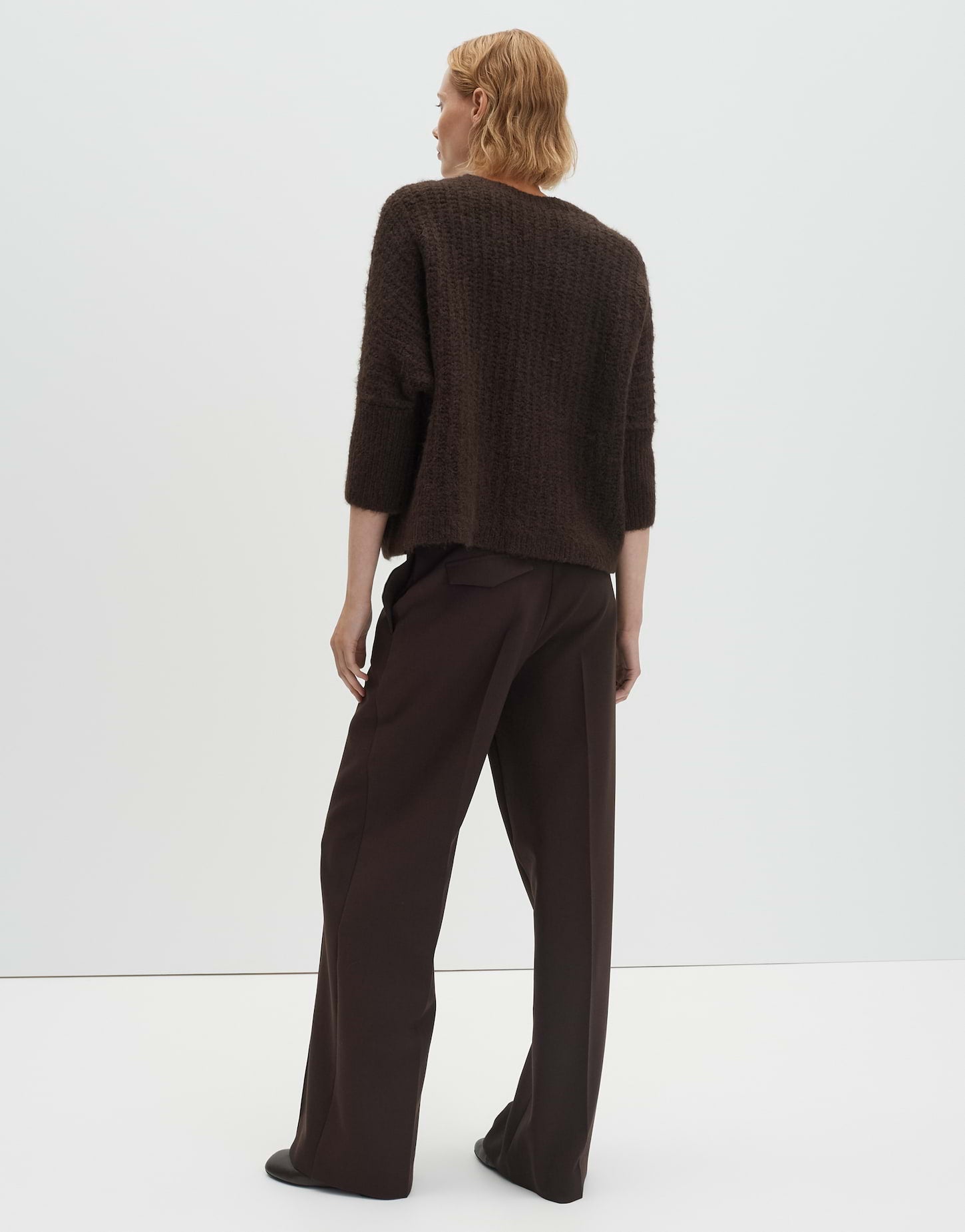 Someday Boxy Chunky Knit Pullover aus Woll-Alpaka Mix Tumelda
