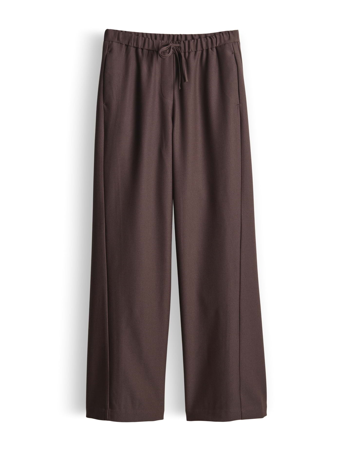 OPUS Wide Leg Pants mit Twillstruktur Melane dynamic