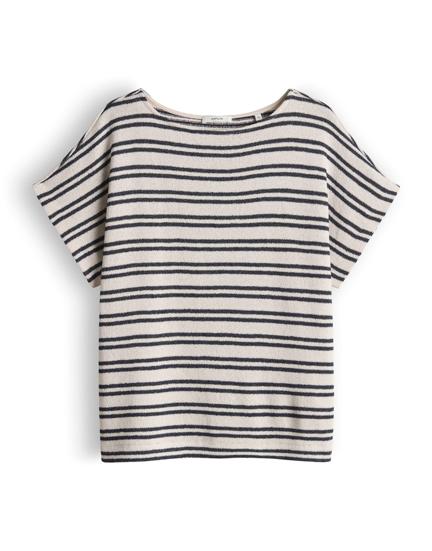 OPUS Gestreiftes Jerseyshirt in Strickoptik Regular Fit Sostal