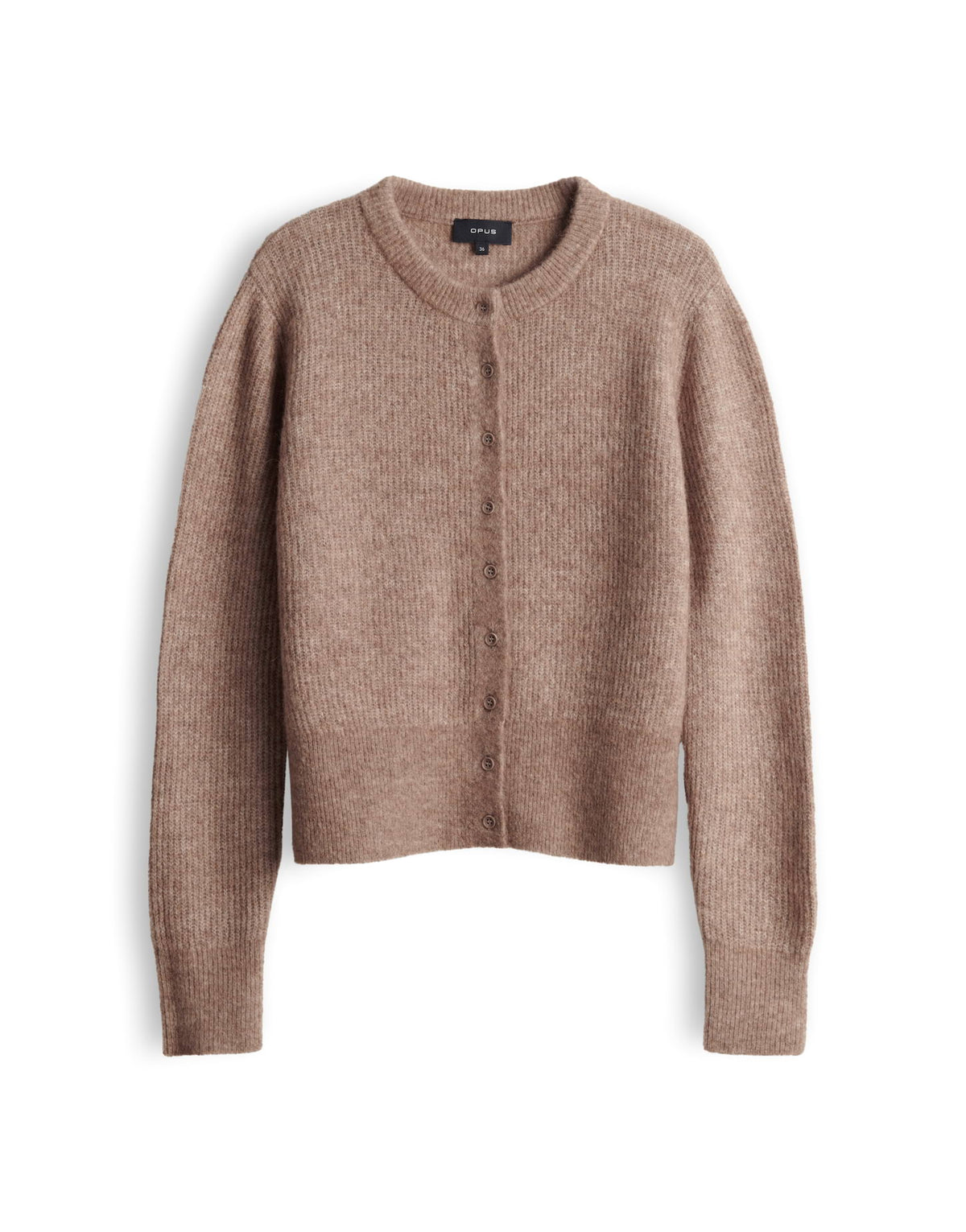 Strickjacke aus weichem Alpakamix Slim Fit Dreni