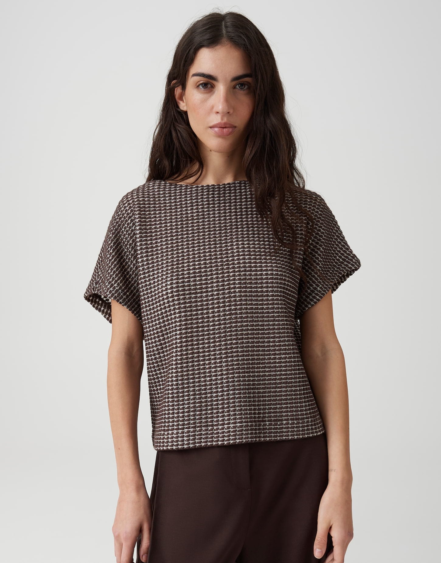 OPUS Strukturiertes Sweatshirt Regular Fit Gutina