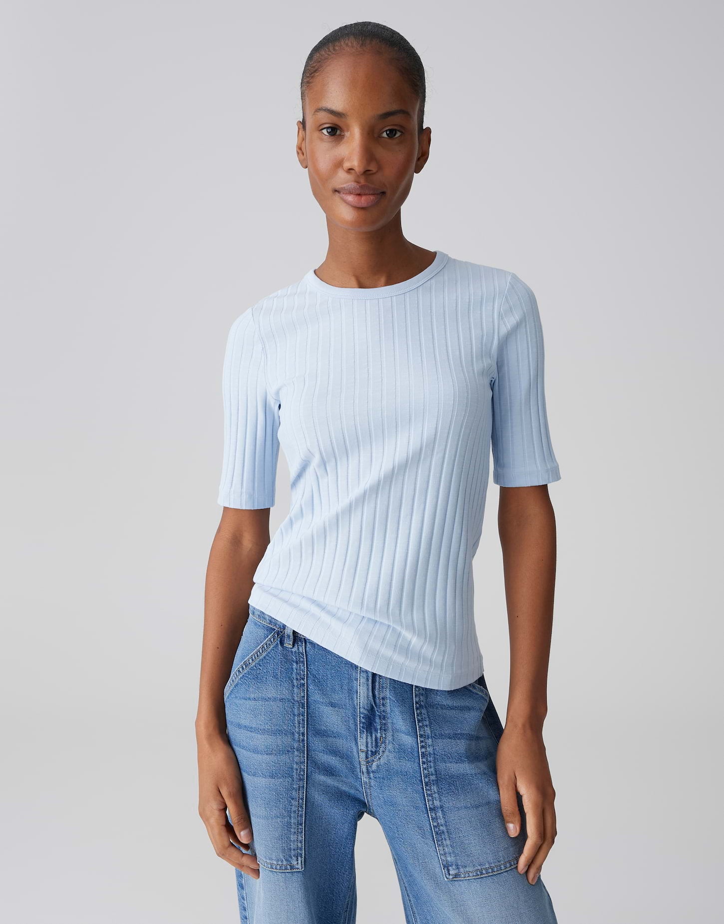 OPUS Rippshirt Slim Fit Savka