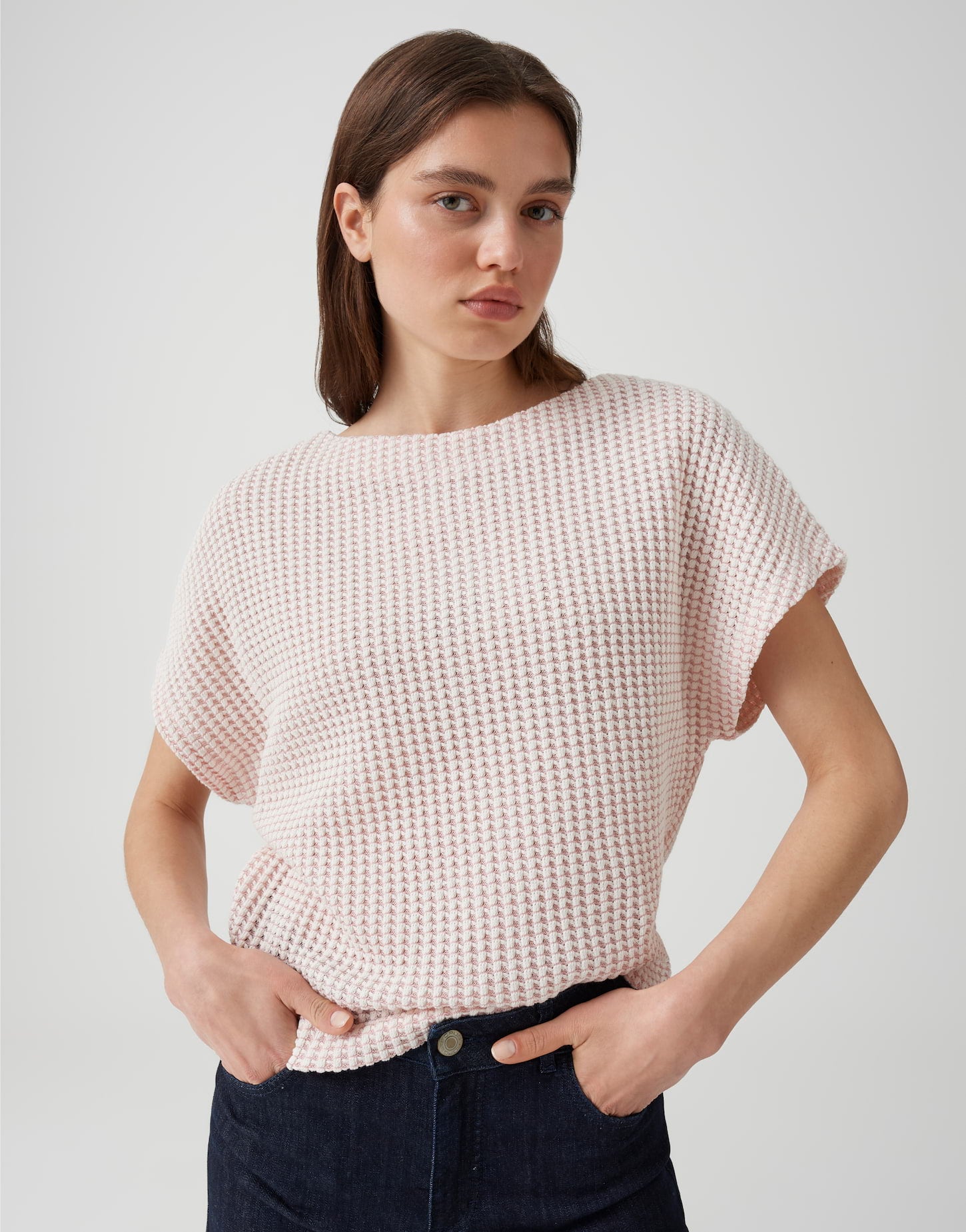 OPUS Strukturiertes Sweatshirt Regular Fit Gutina