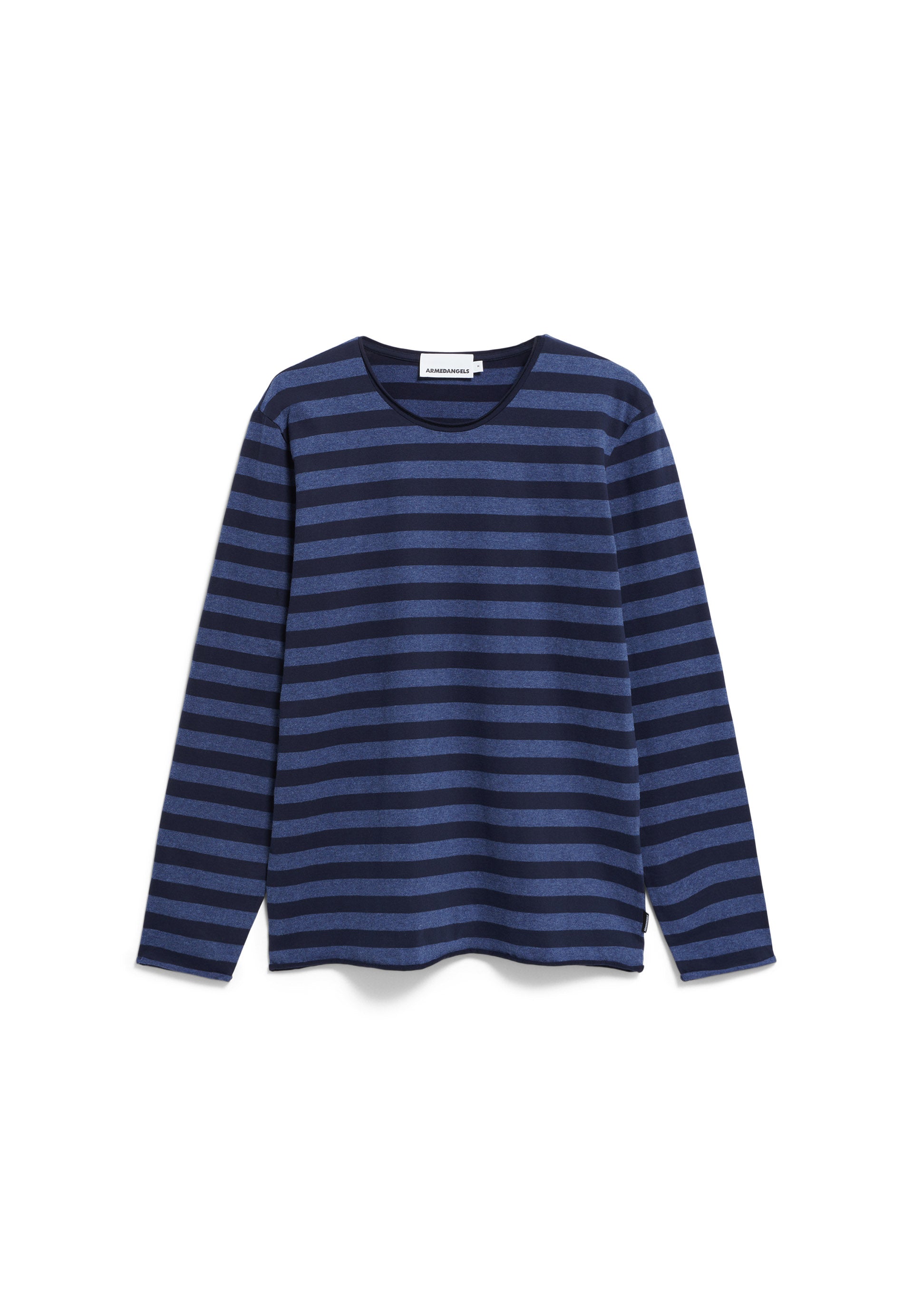 Armedangels T-Shirt MAARKOS longsleeve STRIPES aus Bio-Baumwoll Mix