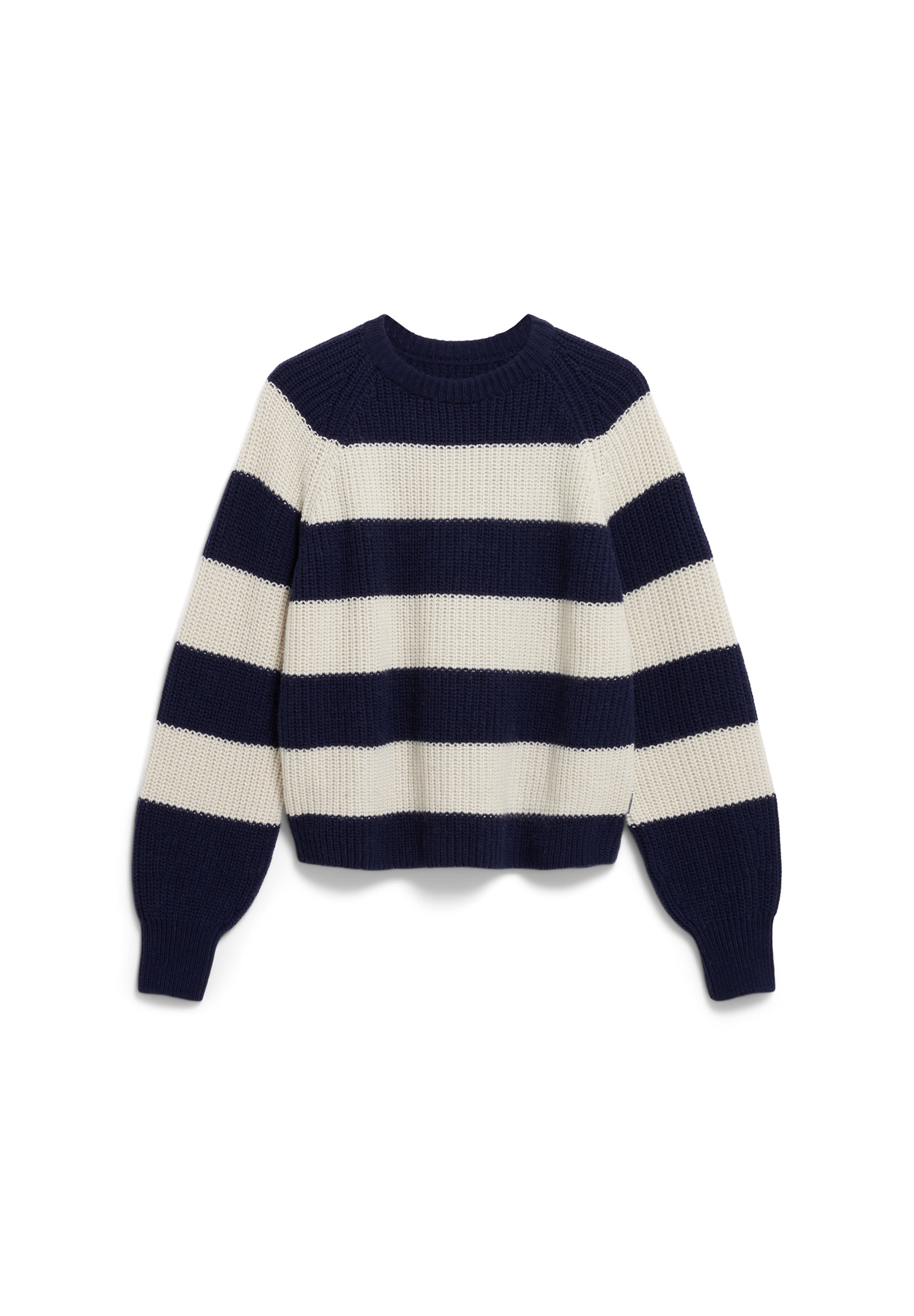 Armedangels Grobstrickpullover KAAGI STRIPES aus Bio-Woll Mix
