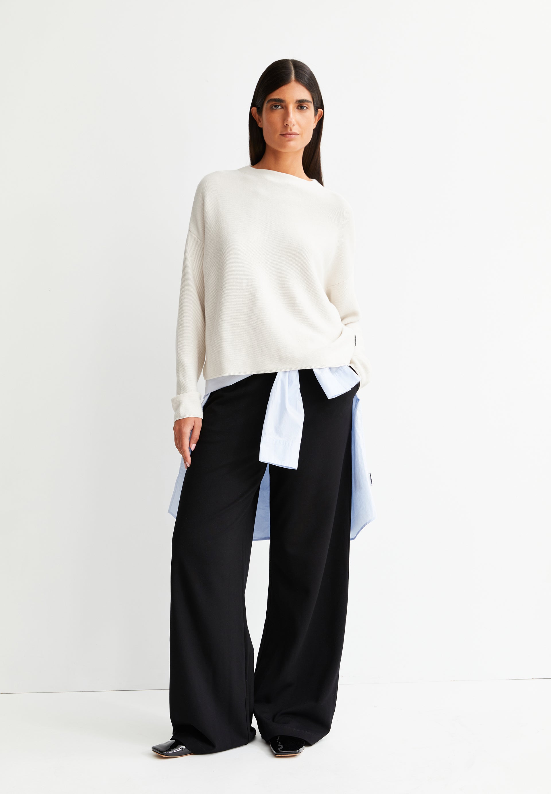 Armedangels Pullover MERINAA LINKS LINKS aus Bio-Baumwolle