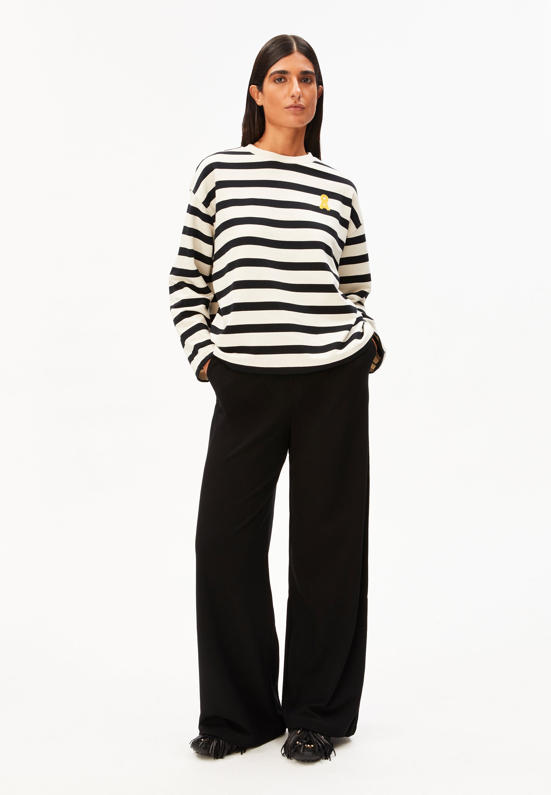 armedangels Sweatshirt ICONIC Å FRANKAA BOLD aus Bio-Baumwolle