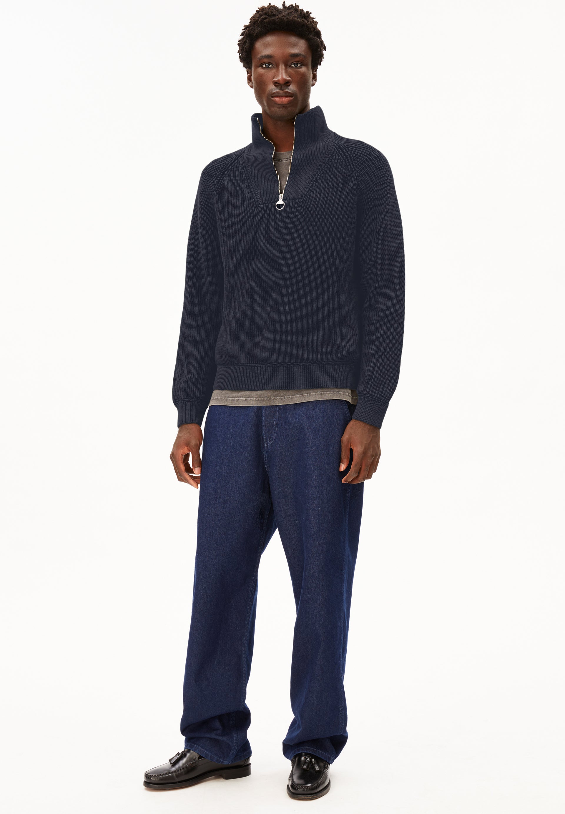 Armedangels Pullover KAALVES GMT DYE aus Bio-Baumwolle