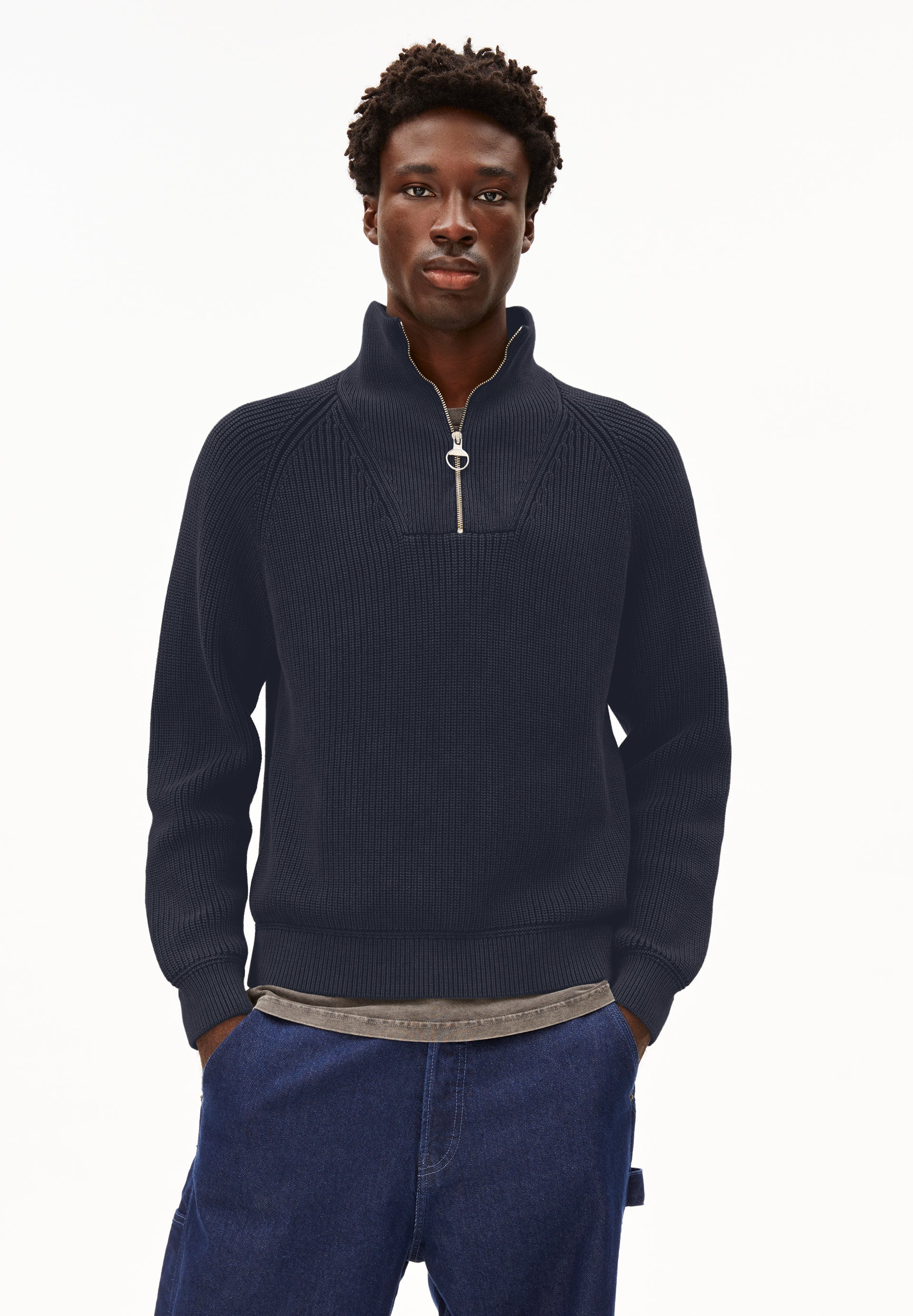 Armedangels Pullover KAALVES GMT DYE aus Bio-Baumwolle