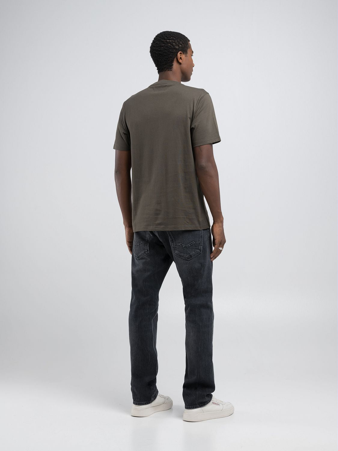 Replay JERSEY-T-SHIRT MIT RUNDEM AUSSCHNITT