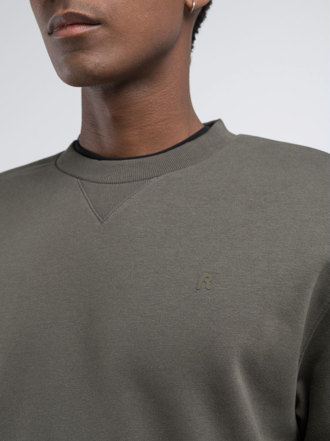 Replay RUNDHALSSWEATSHIRT AUS BAUMWOLLMISCHUNG