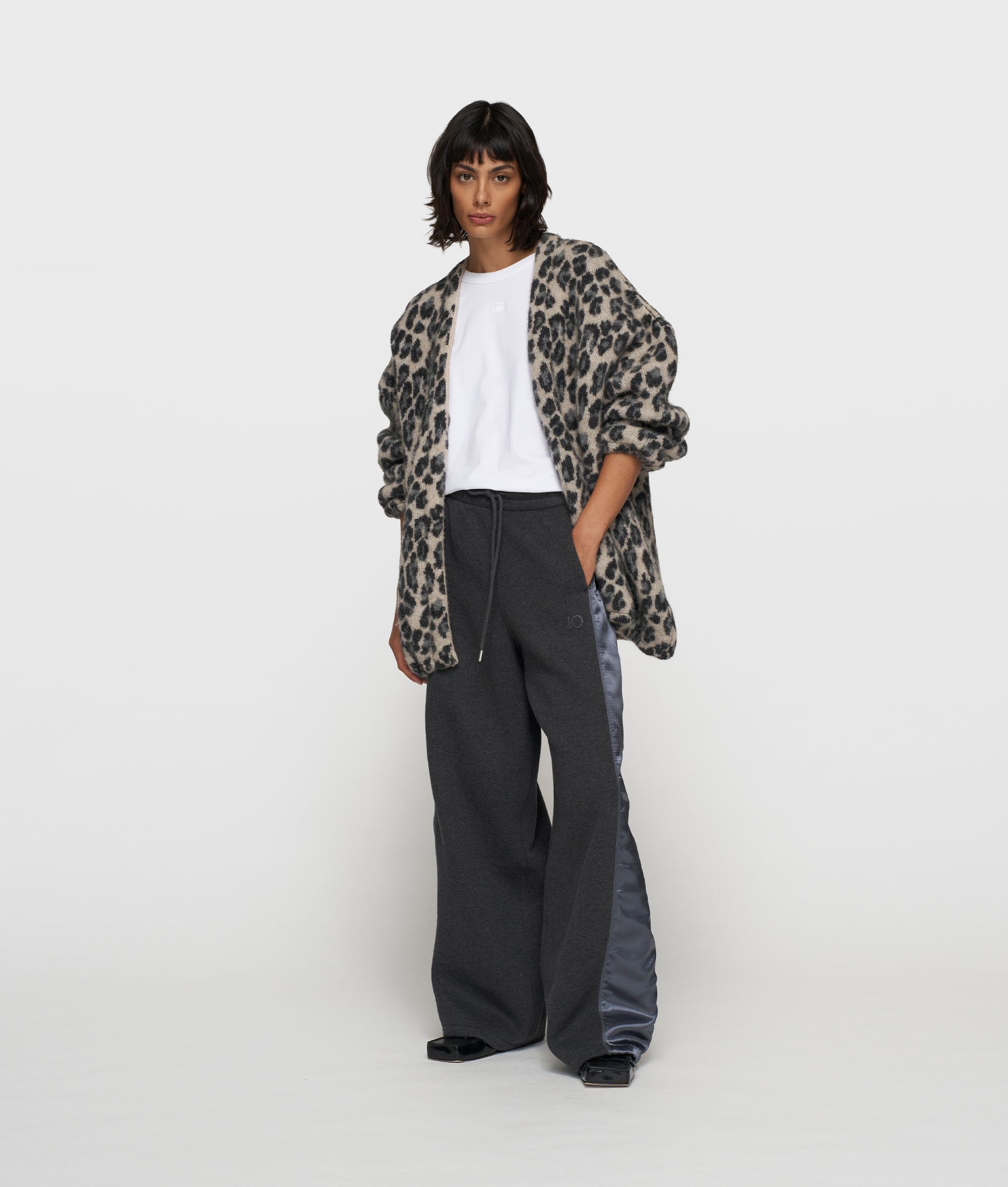 10Days knit cardigan leopard
