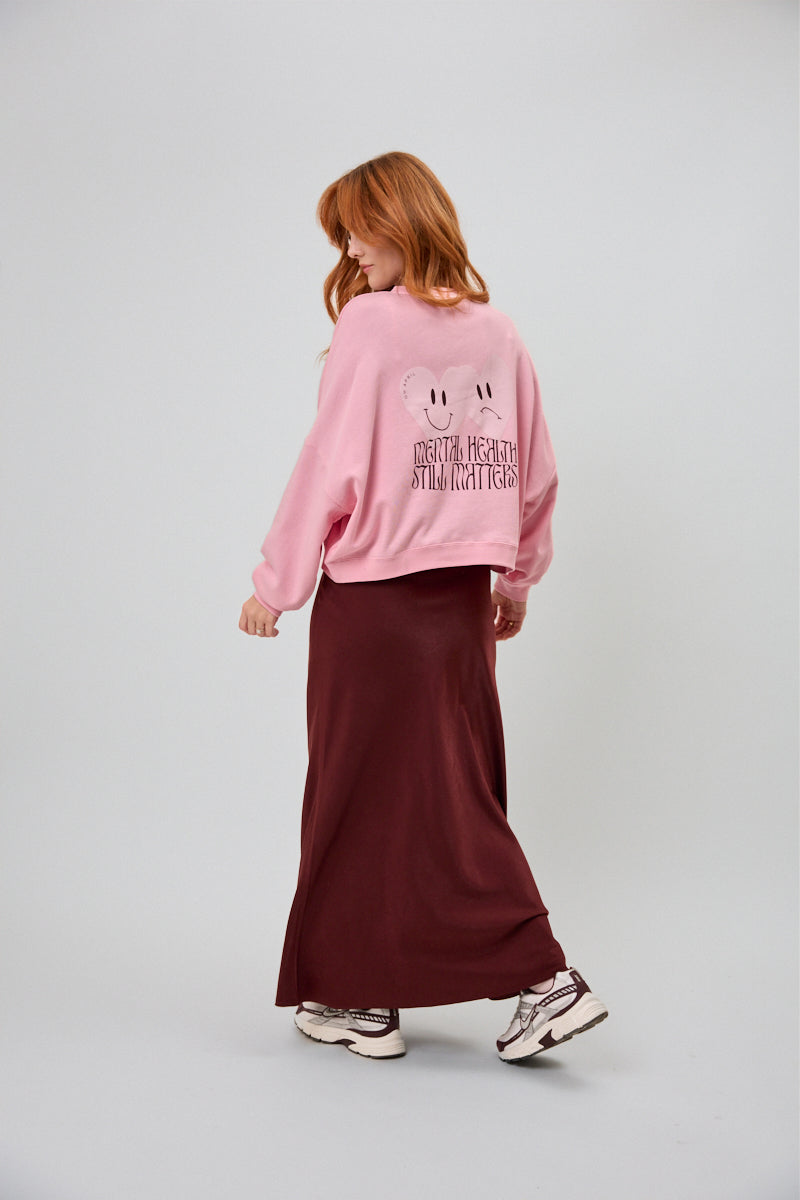 Oh April Light Sweater Mental Health