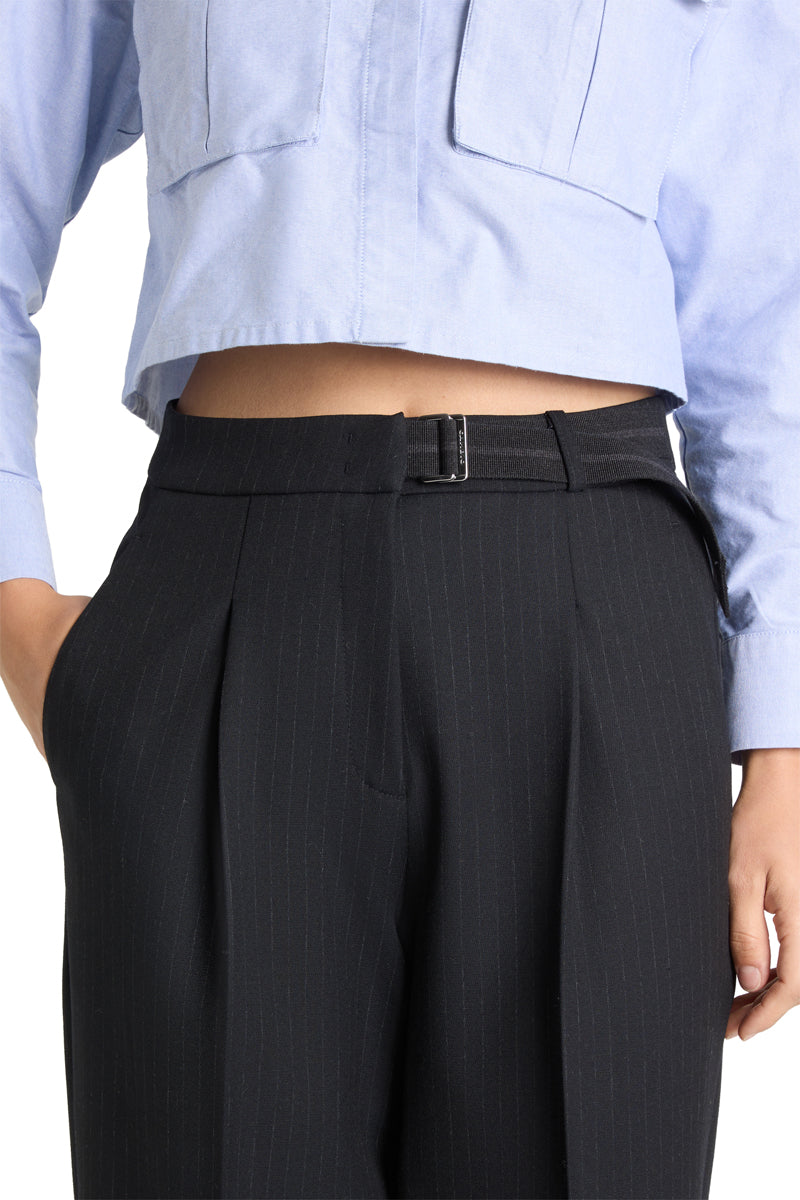 CAMBIO Hose O-Shape Cropped Elaine pleat