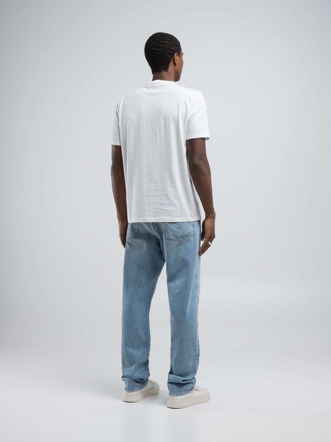 Replay Jersey-T-Shirt mit rundem Ausschnitt M3097