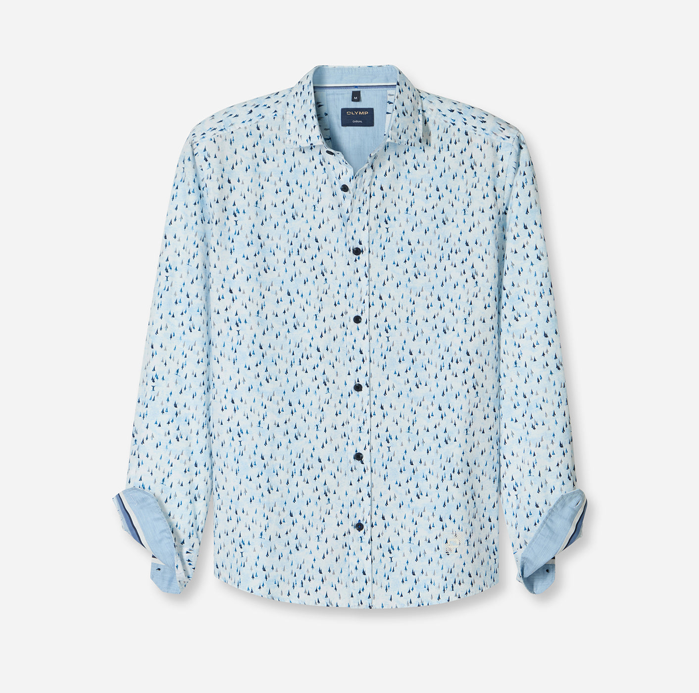 OLYMP Casual Fit Freizeithemd Regular in Marine