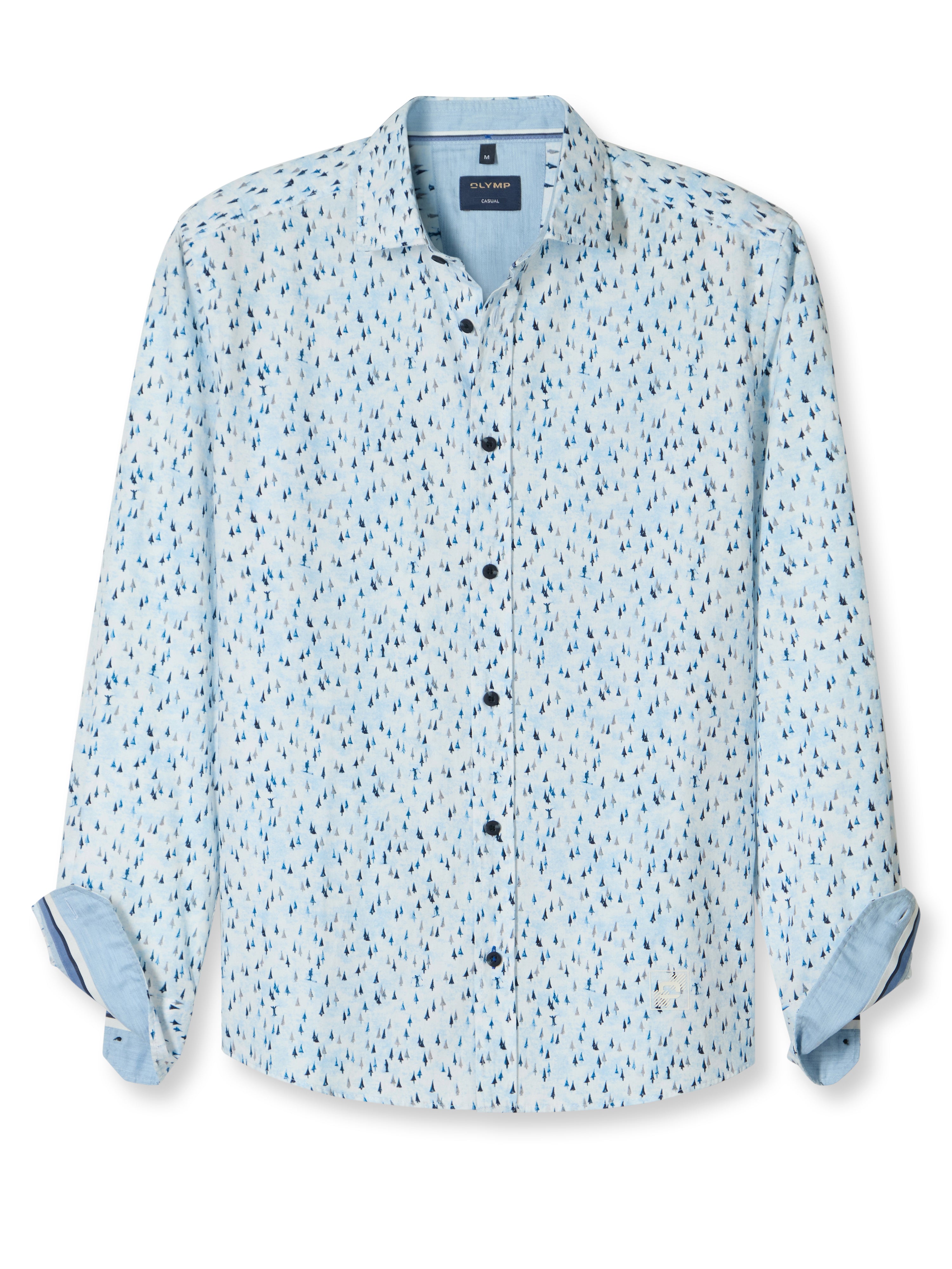 OLYMP Casual Fit Freizeithemd Regular in Marine