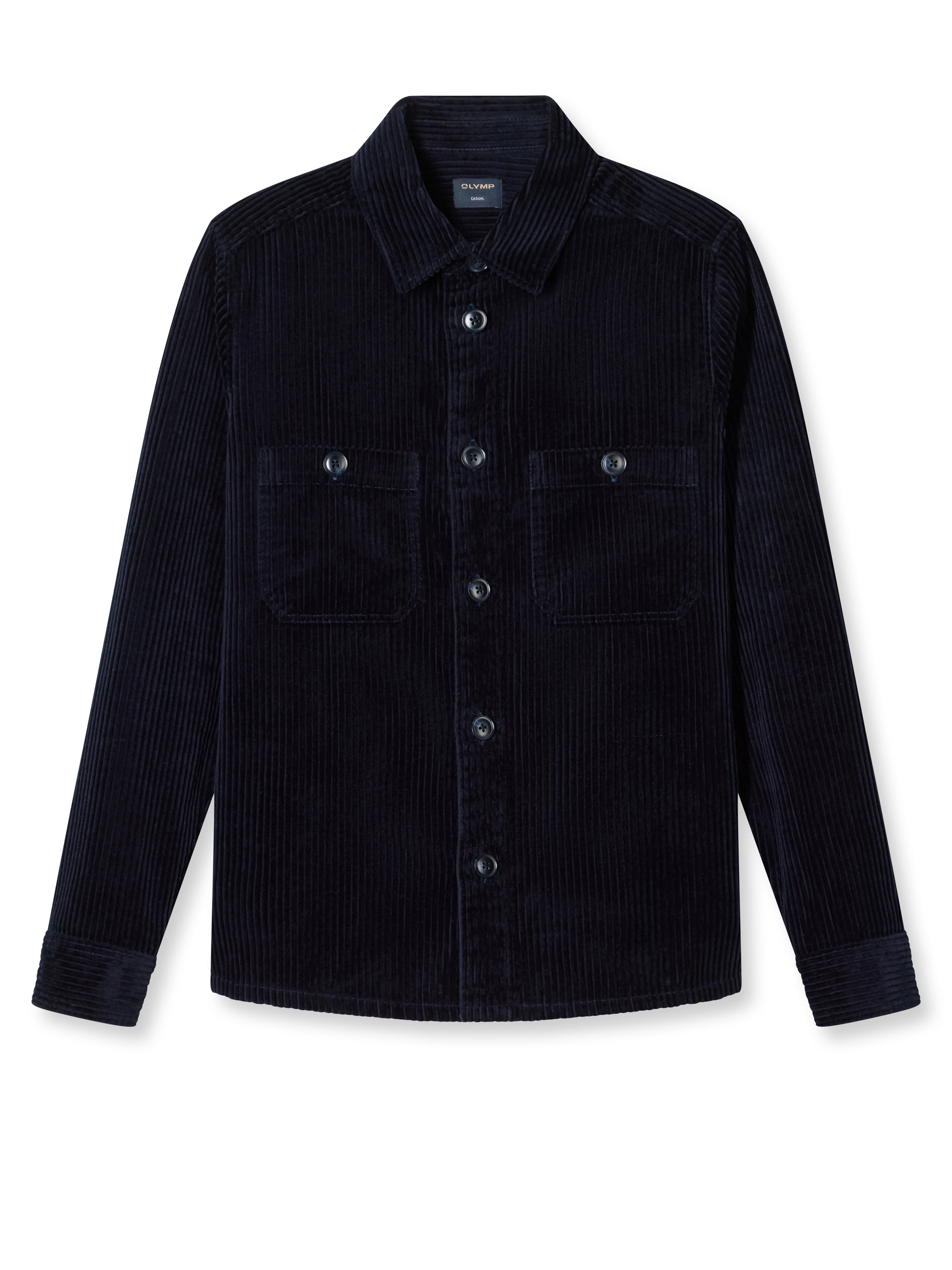 OLYMP Overshirt aus Breitcord in Marine