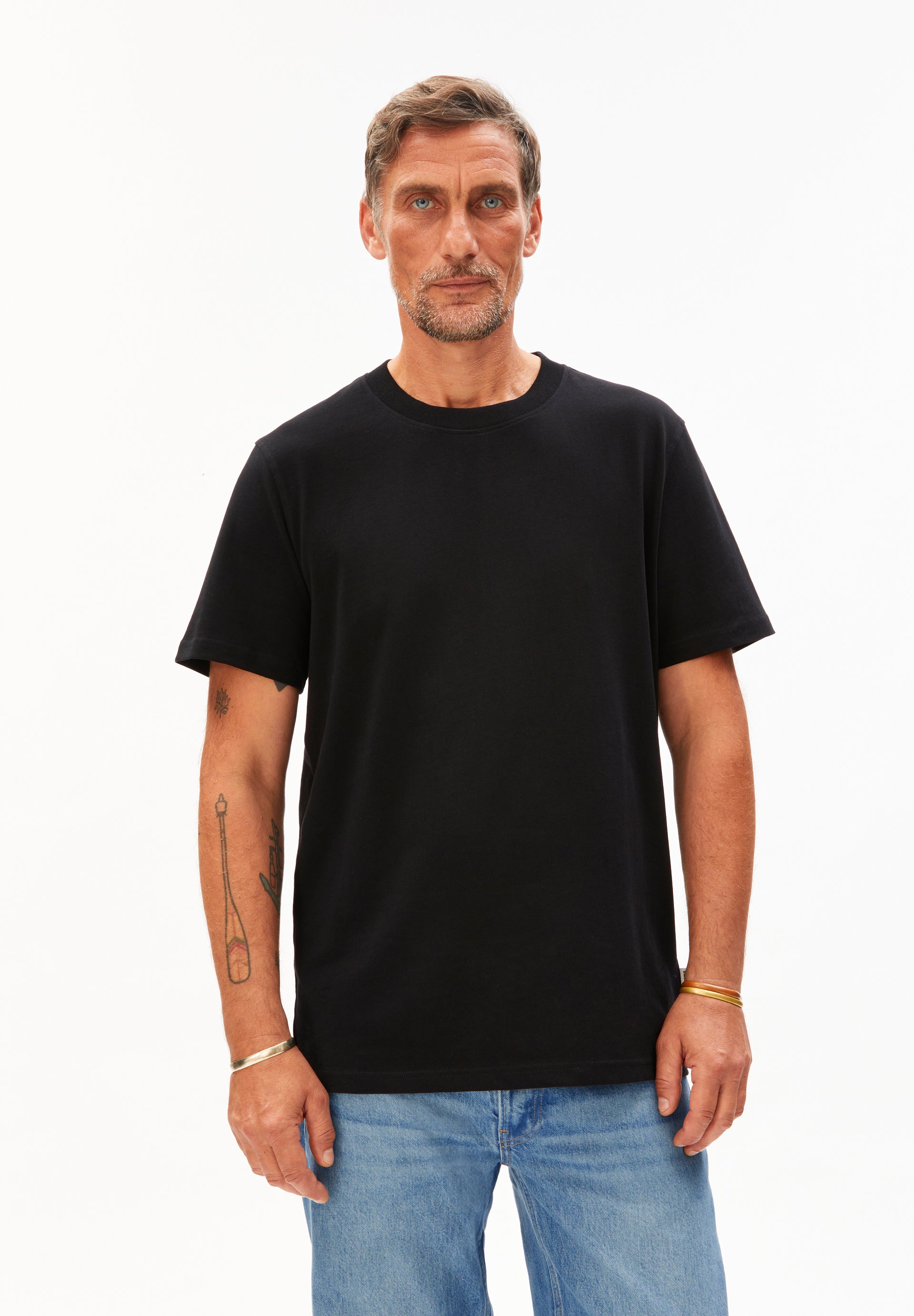 Armedangels T-Shirt MAARKOS aus Bio-Baumwoll Mix
