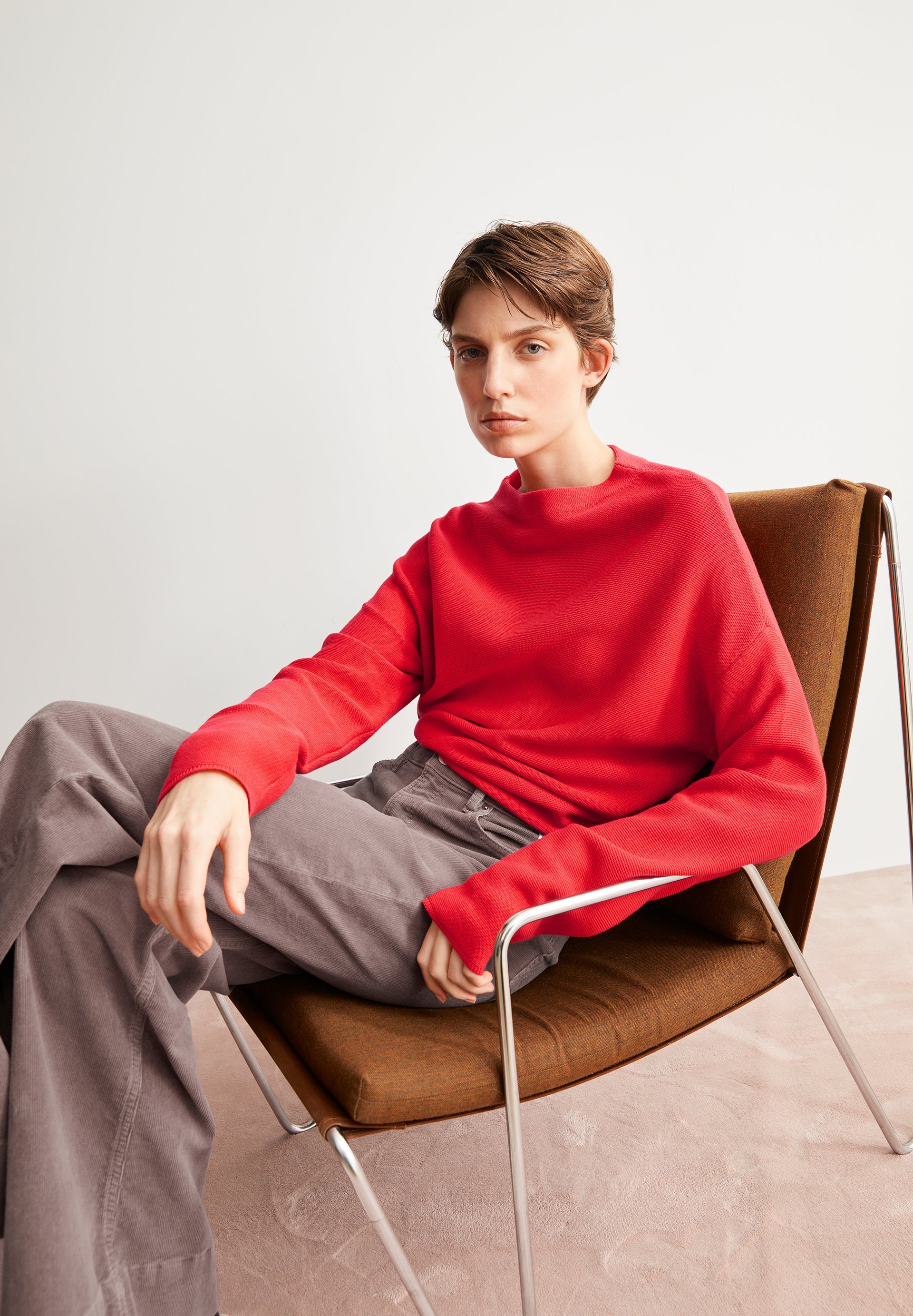 Armedangels Pullover MERINAA LINKS LINKS aus Bio-Baumwolle