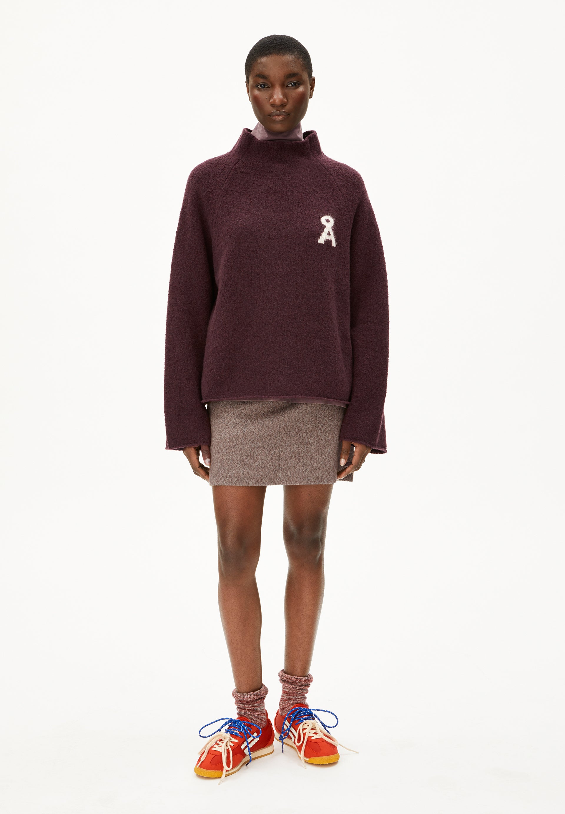 Armedangels Pullover ICONIC Å MONALAA BOUCLÉ aus Woll Mix