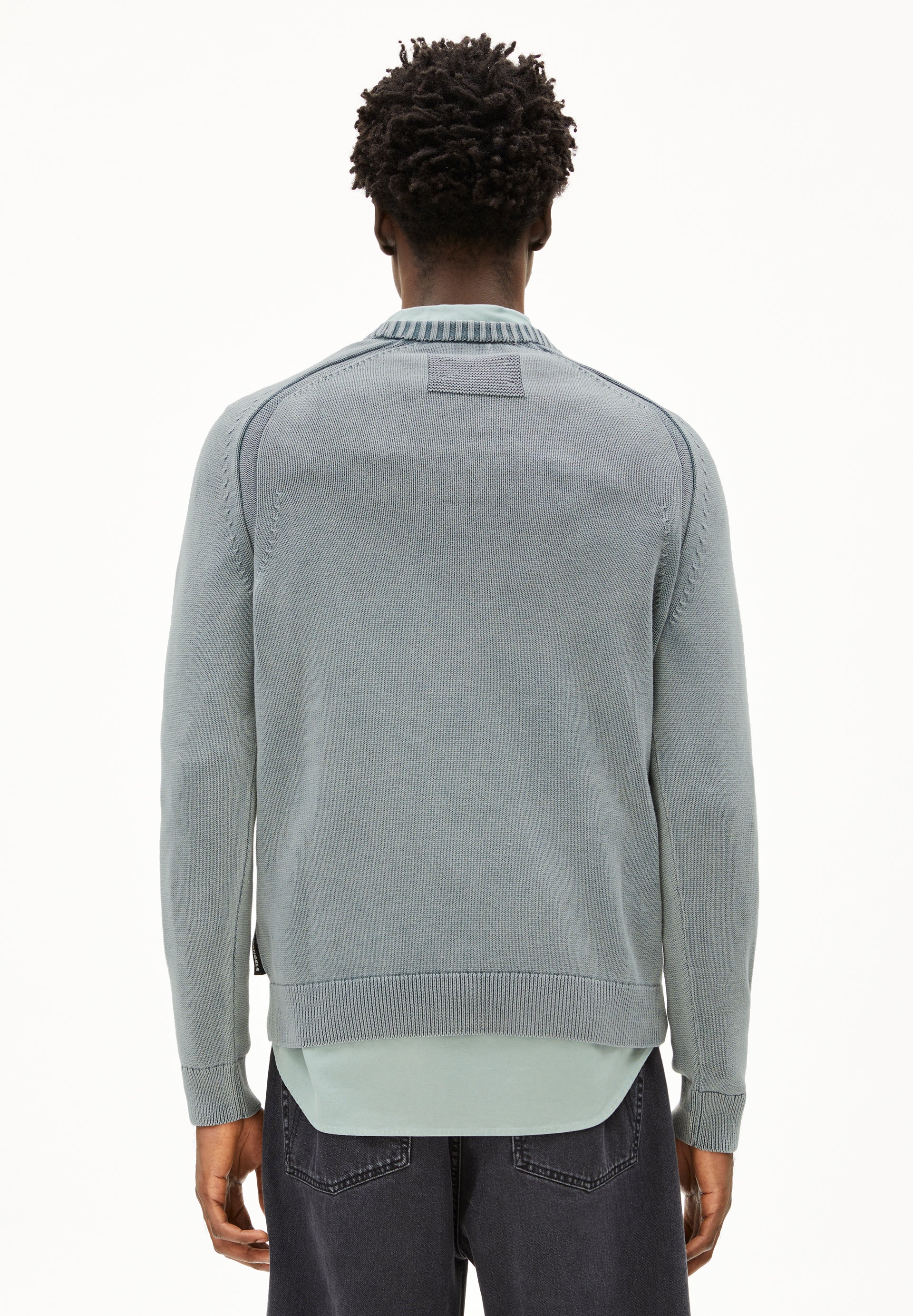 Armedangels Pullover VAANJO GMT DYE aus Bio-Baumwolle