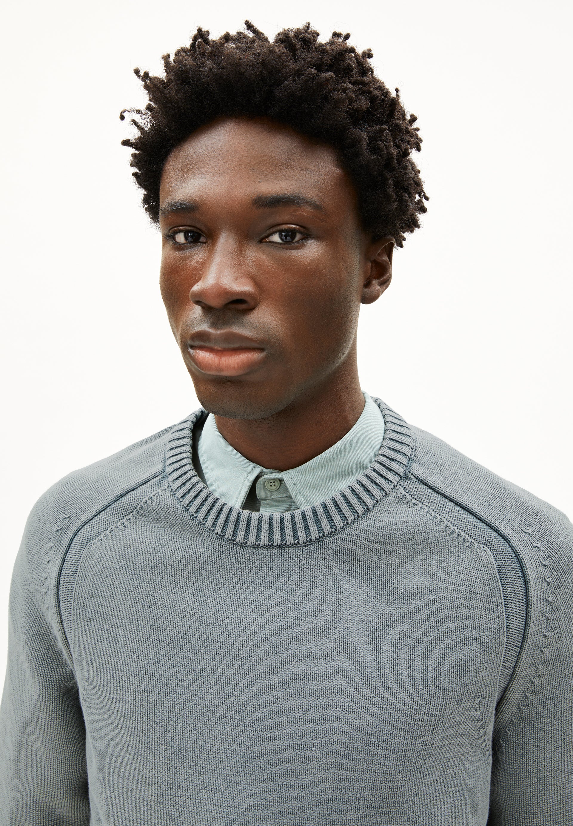 Armedangels Pullover VAANJO GMT DYE aus Bio-Baumwolle