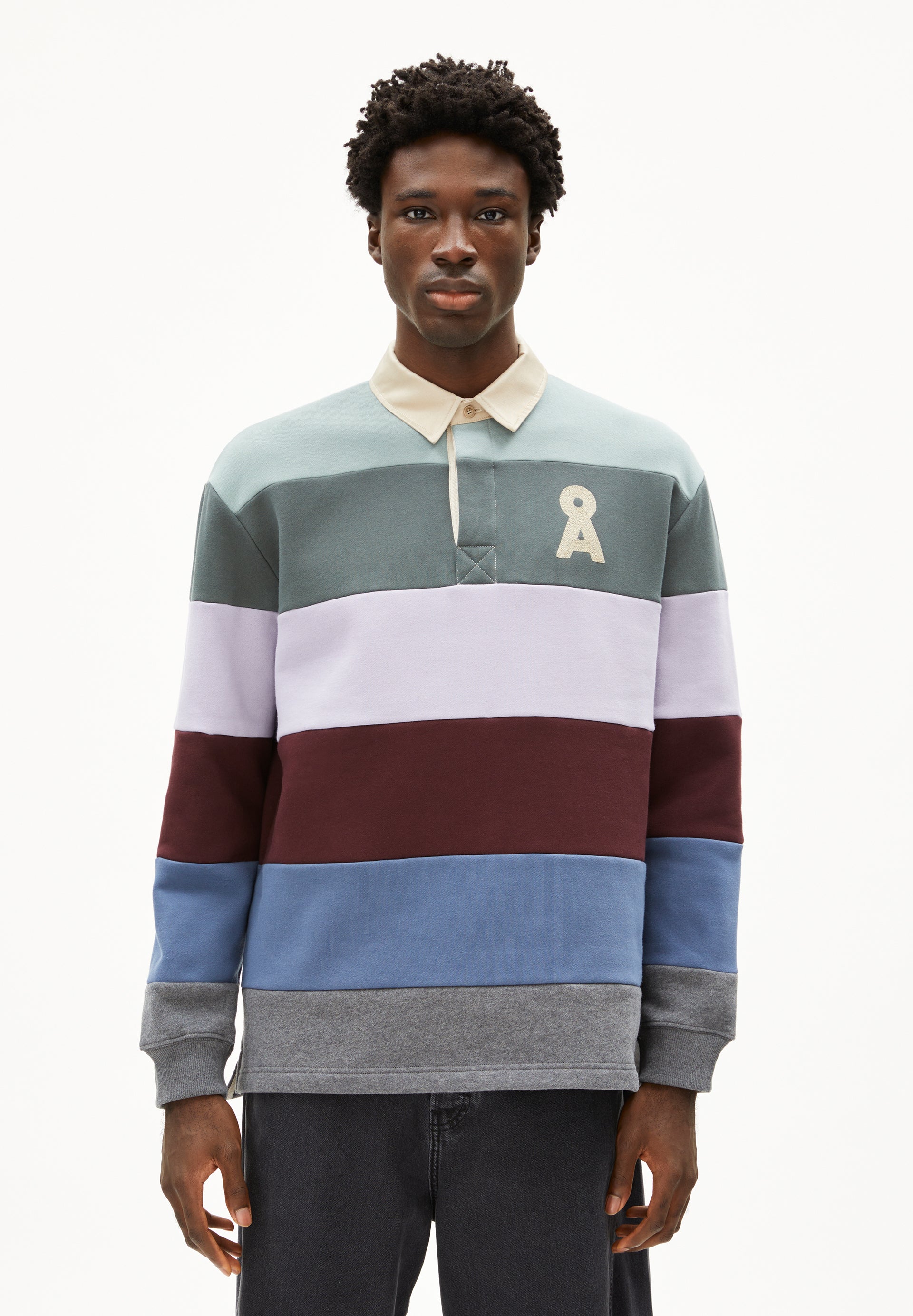 Armedangels Sweatshirt AADRU LS RUGBY FLEECE aus Bio-Baumwolle