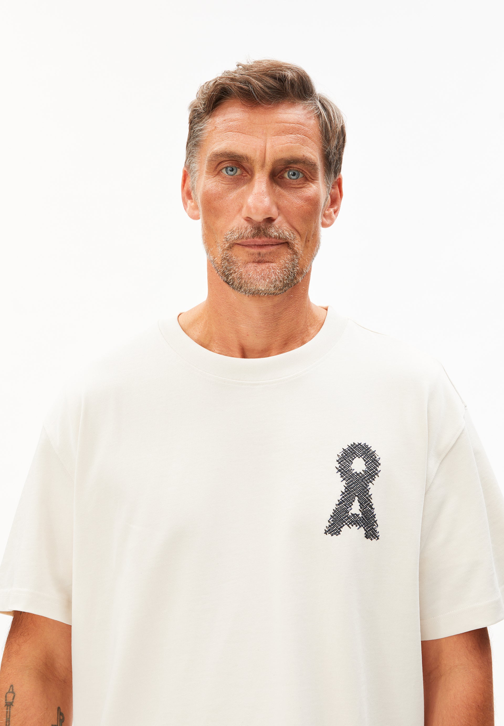 Armedangels T-Shirt AADRU Å ZICK ZACK aus Bio-Baumwolle