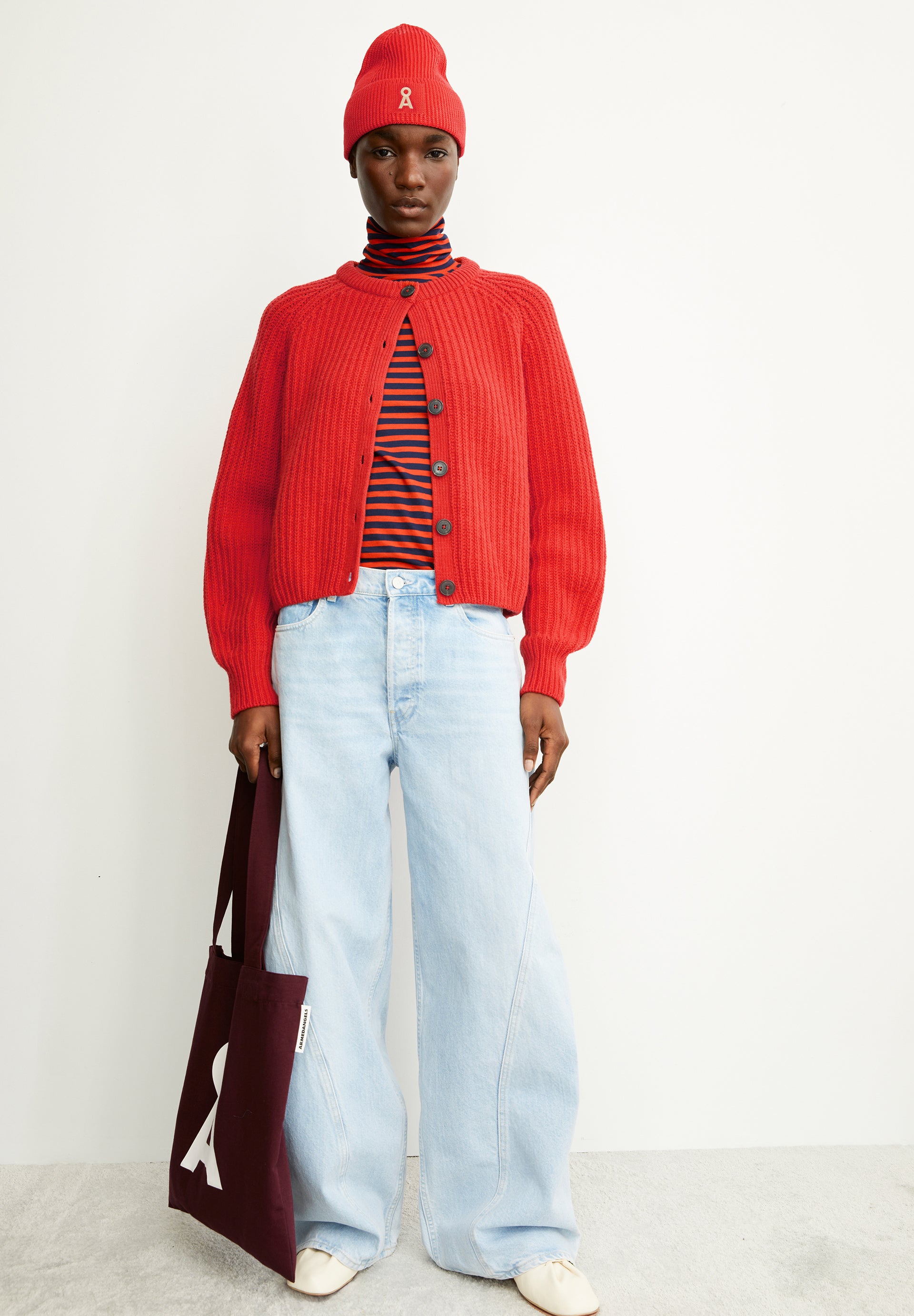 Armedangels Strickjacke SELMAA aus Bio-Woll Mix