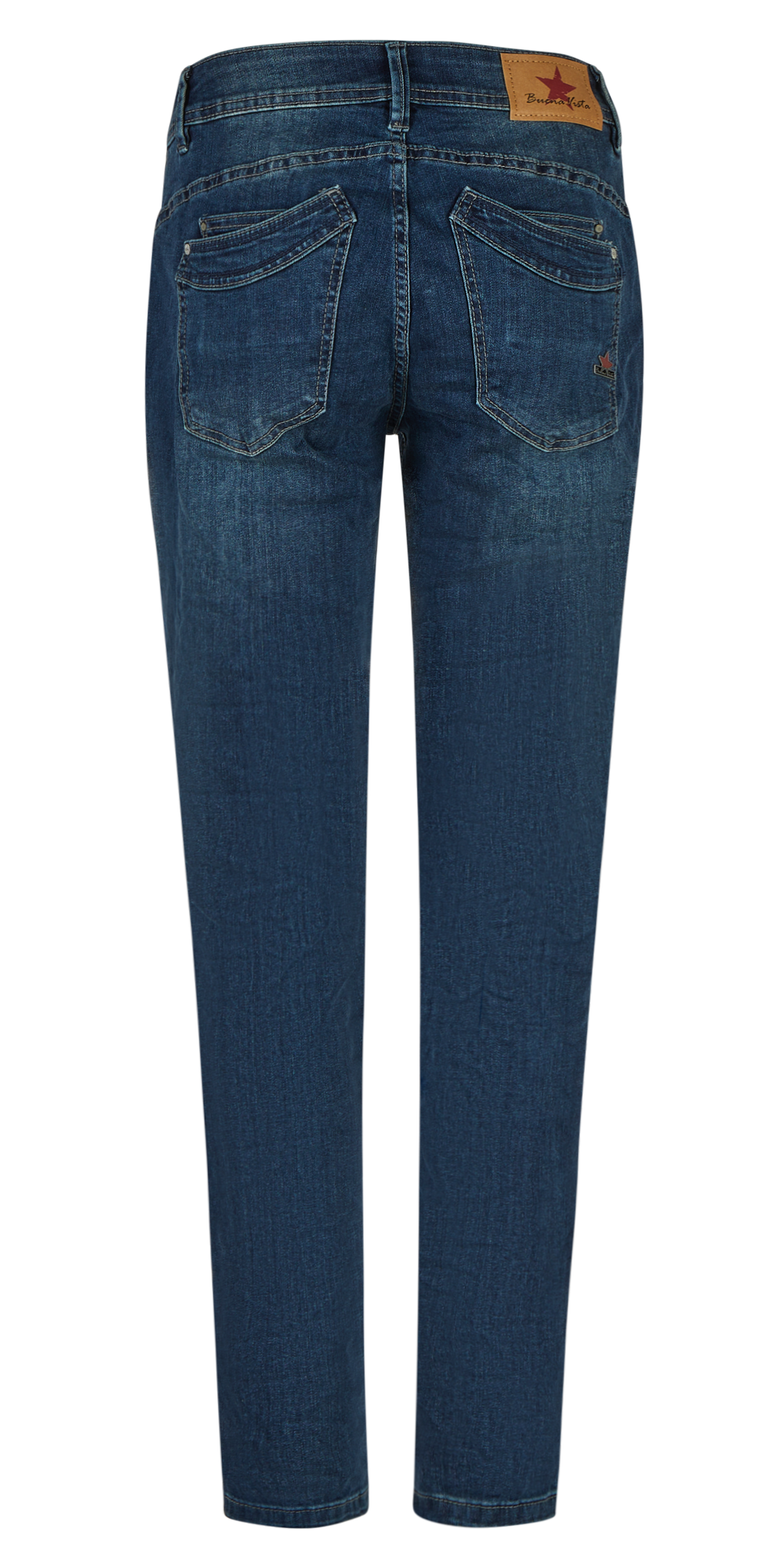 Buena Vista Malibu-Zip high cropped stretch denim