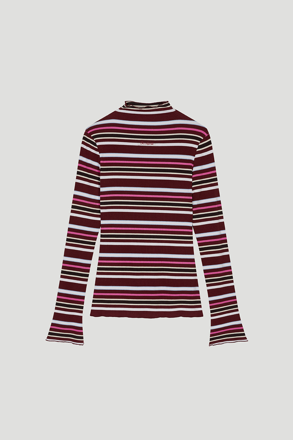 Oh April Milou Longsleeve Merlot Stripe