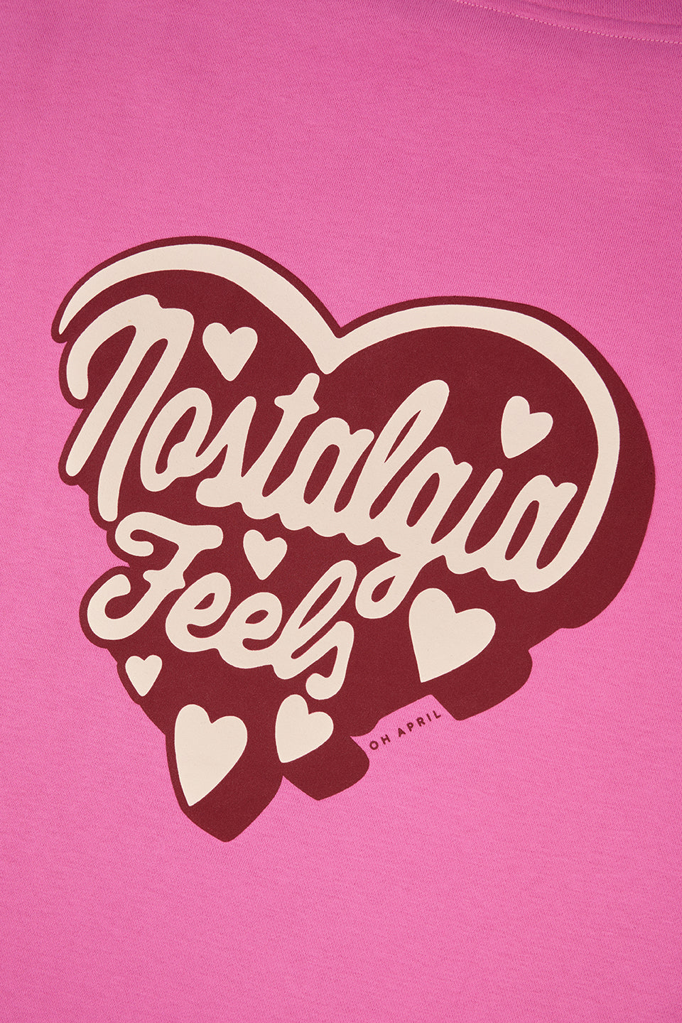 Oh April BF Hoodie Nostalgia Heart Candy