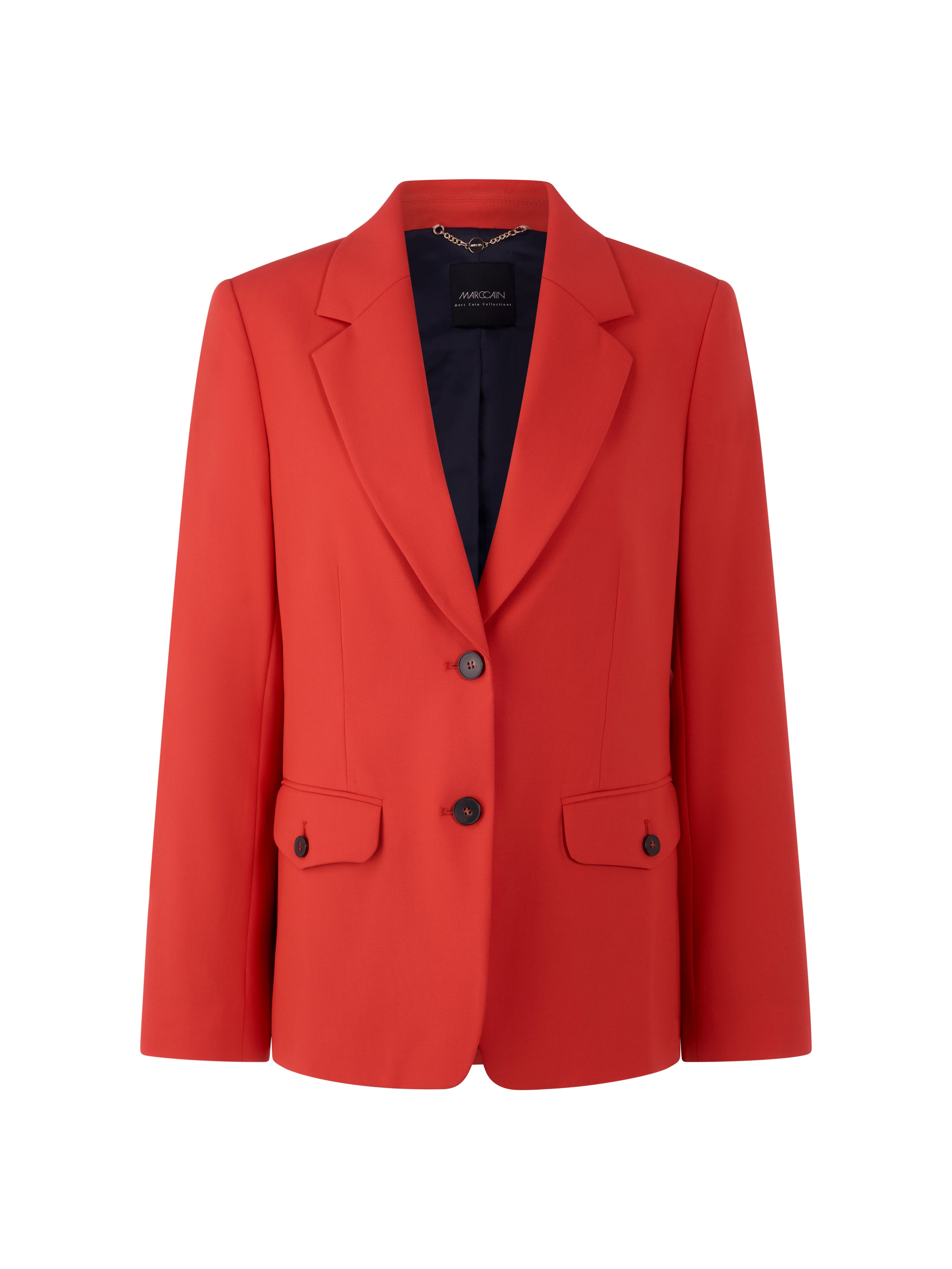 Marc Cain Taillierter Blazer mit gerundetem Saum