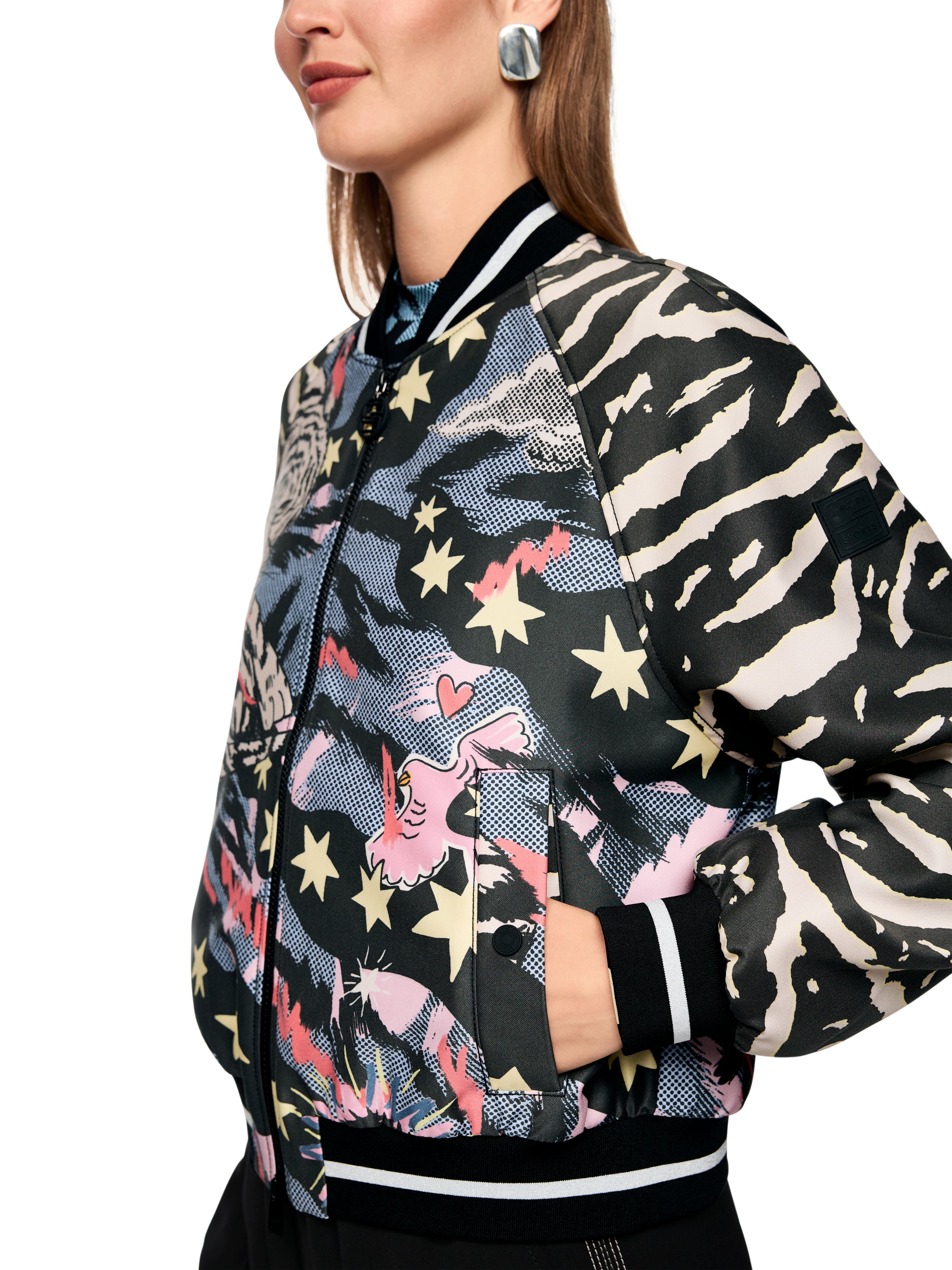 Marc Cain Blousonjacke mit Comic Print