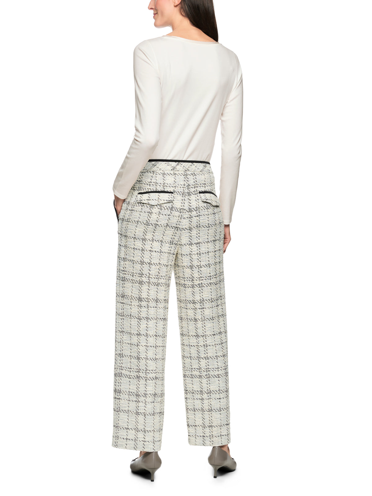 Marc Cain Longsleeve mit Seidenblende