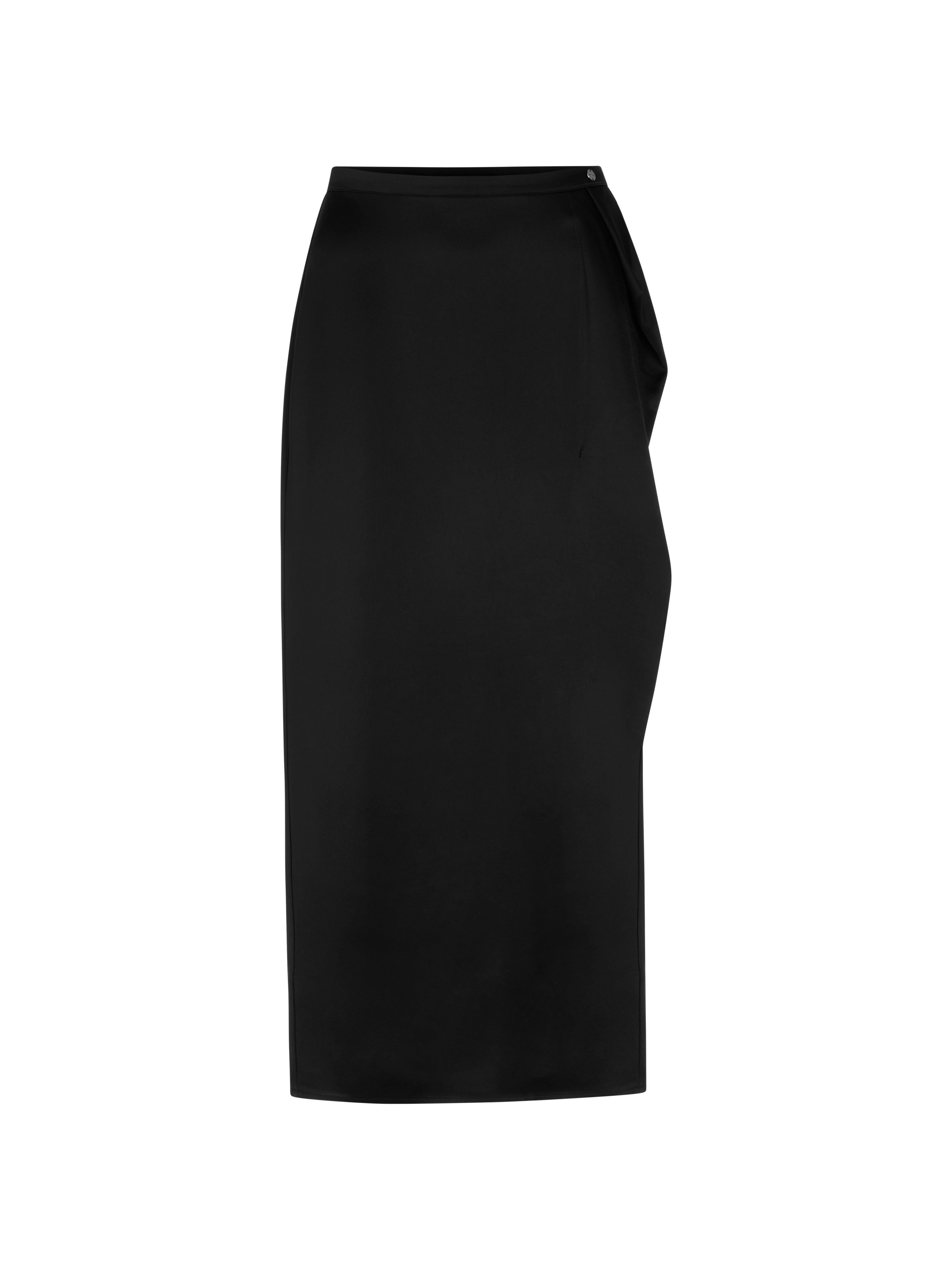 Marc Cain Wadenlanger Rock mit Drapierung