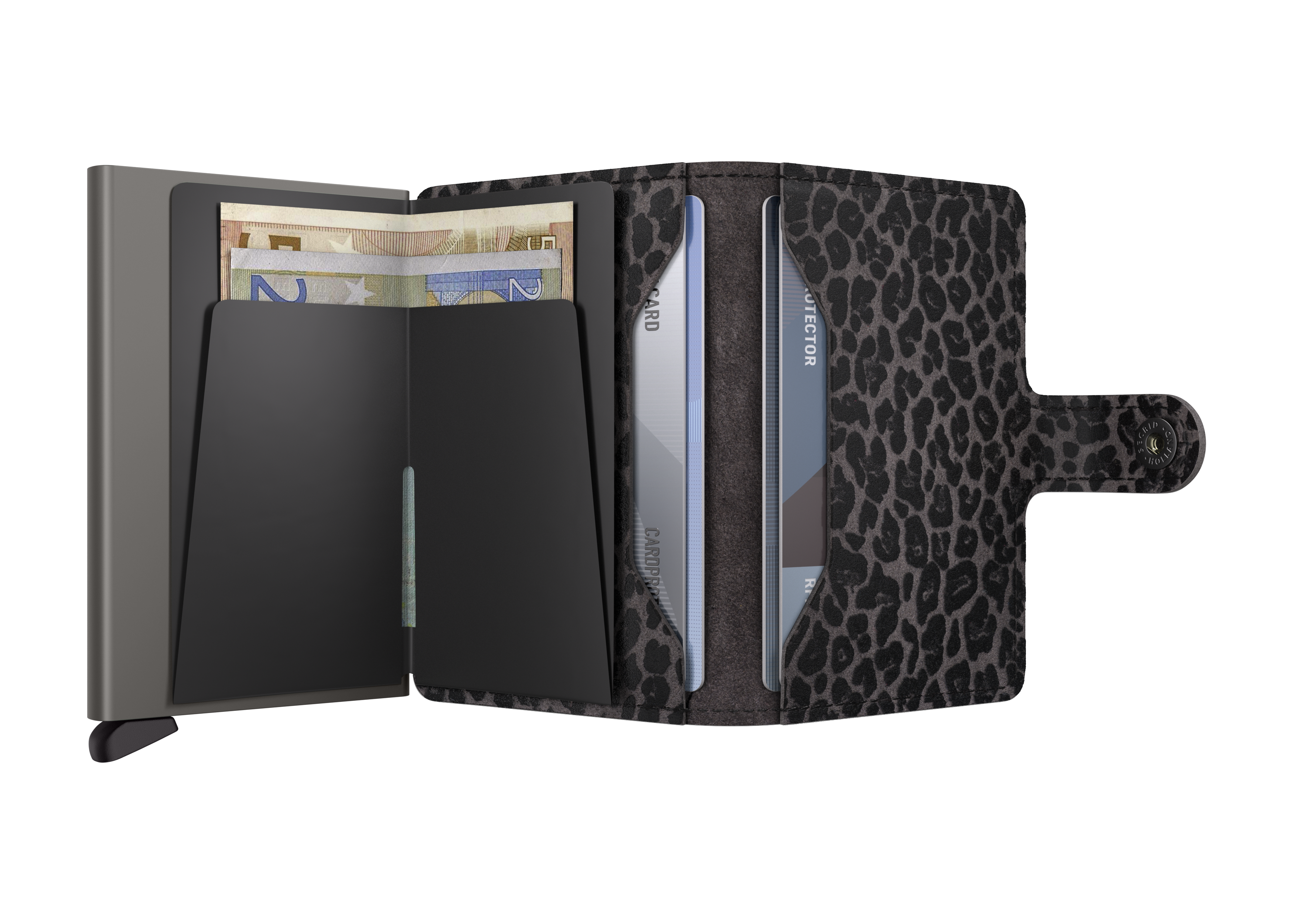 SECRID Miniwallet Leo grey