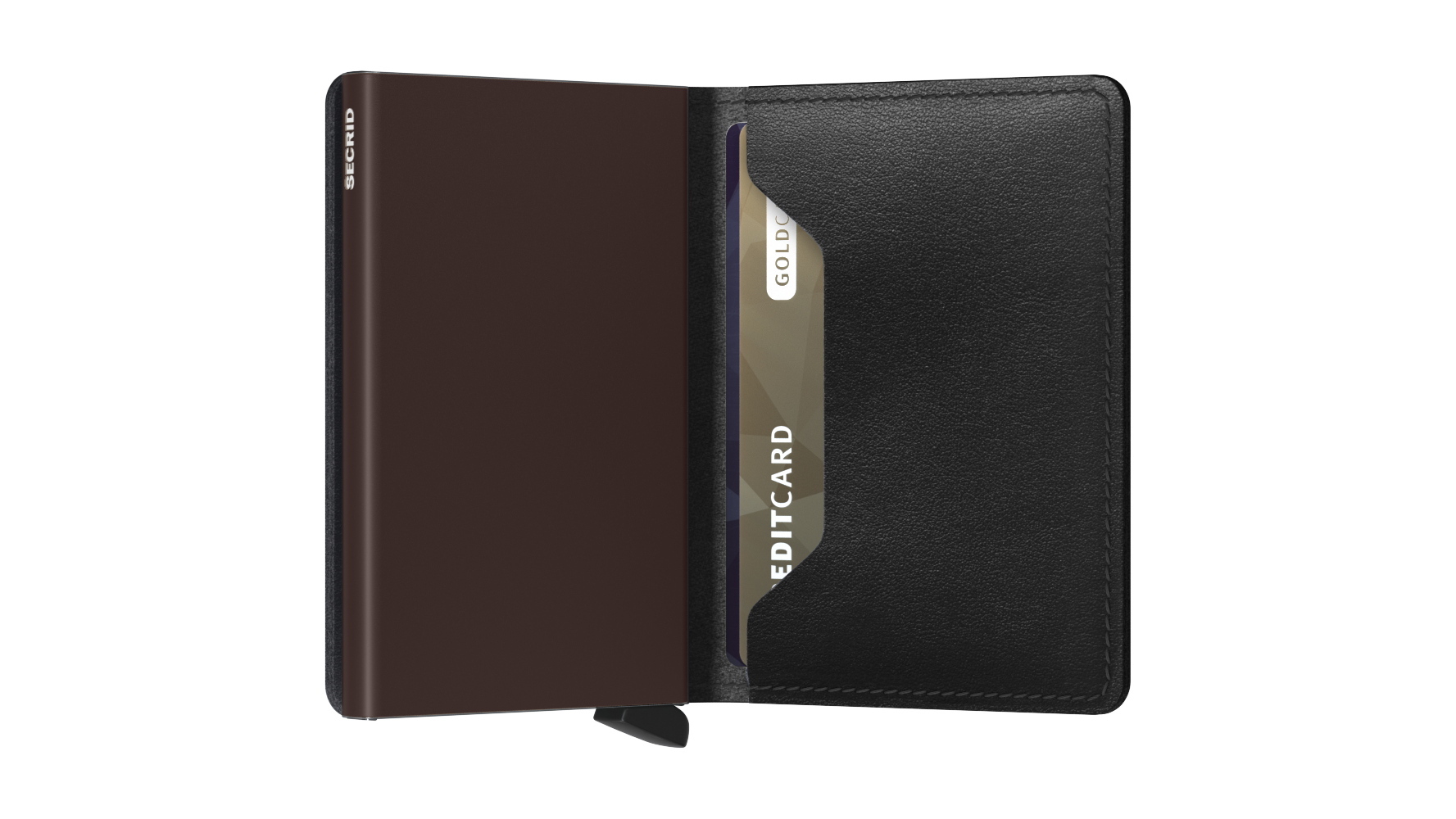 SECRID Slimwallet Original Black-brown
