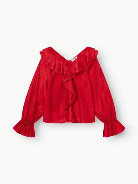 SoSue Ruffle Long Sleeve