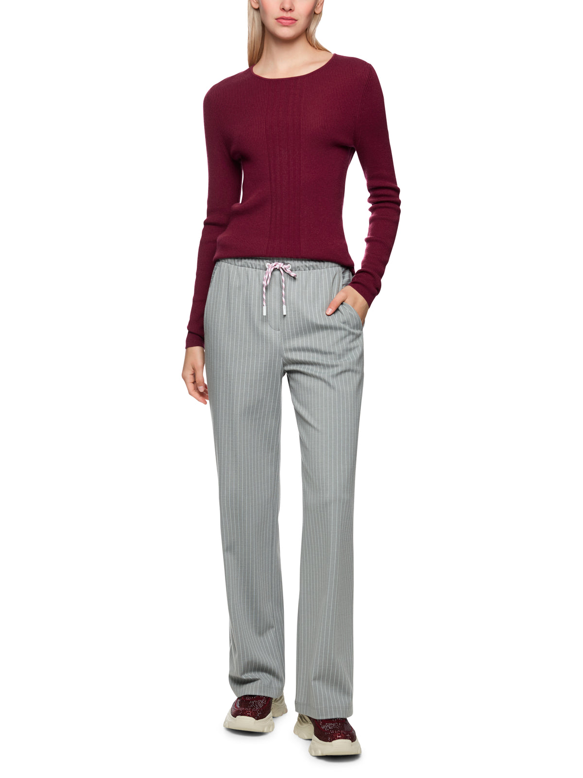 Marc Cain Rippstrick Pullover "Rethink Together"