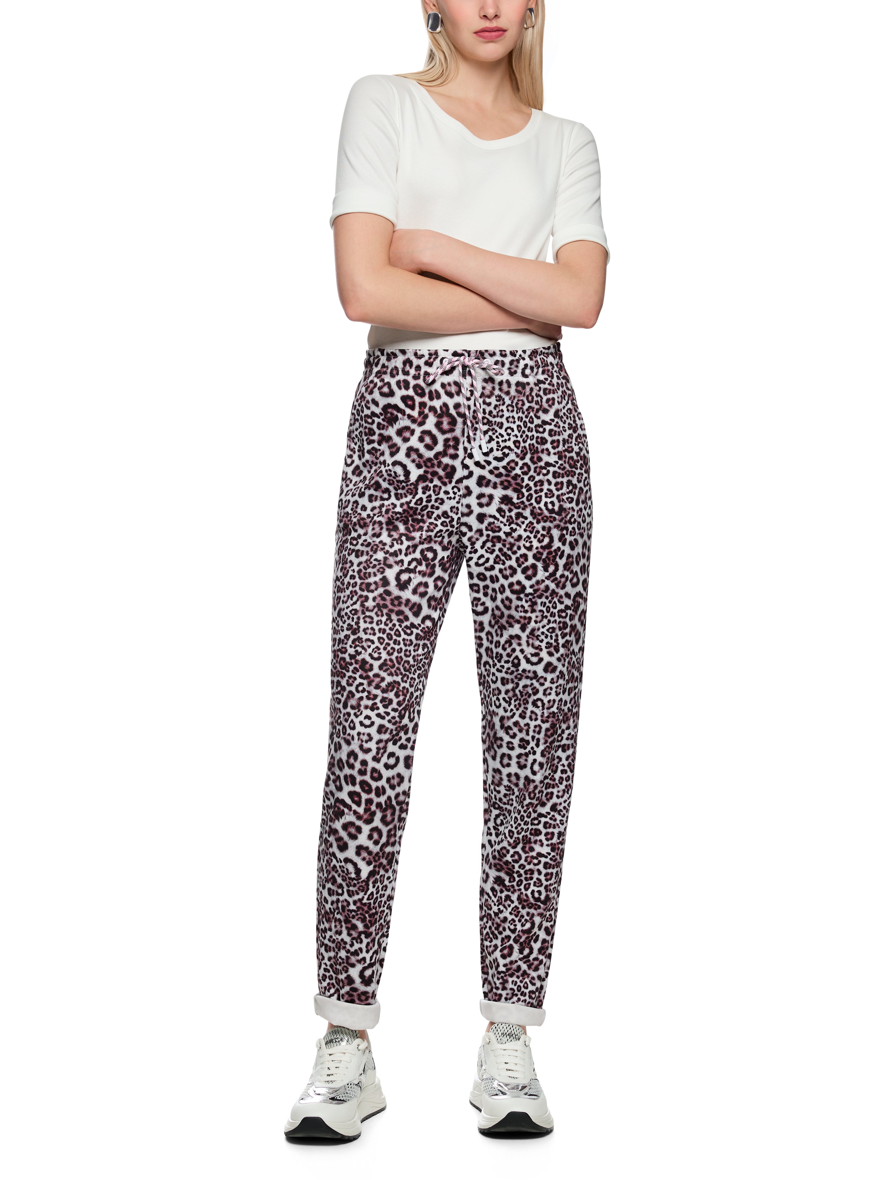 Marc Cain Hose FOCHA mit Leo Print