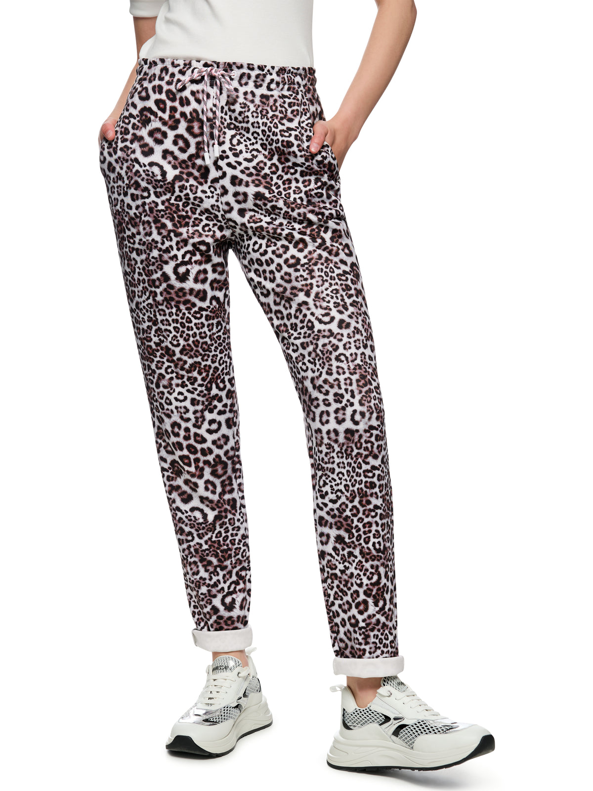 Marc Cain Hose FOCHA mit Leo Print