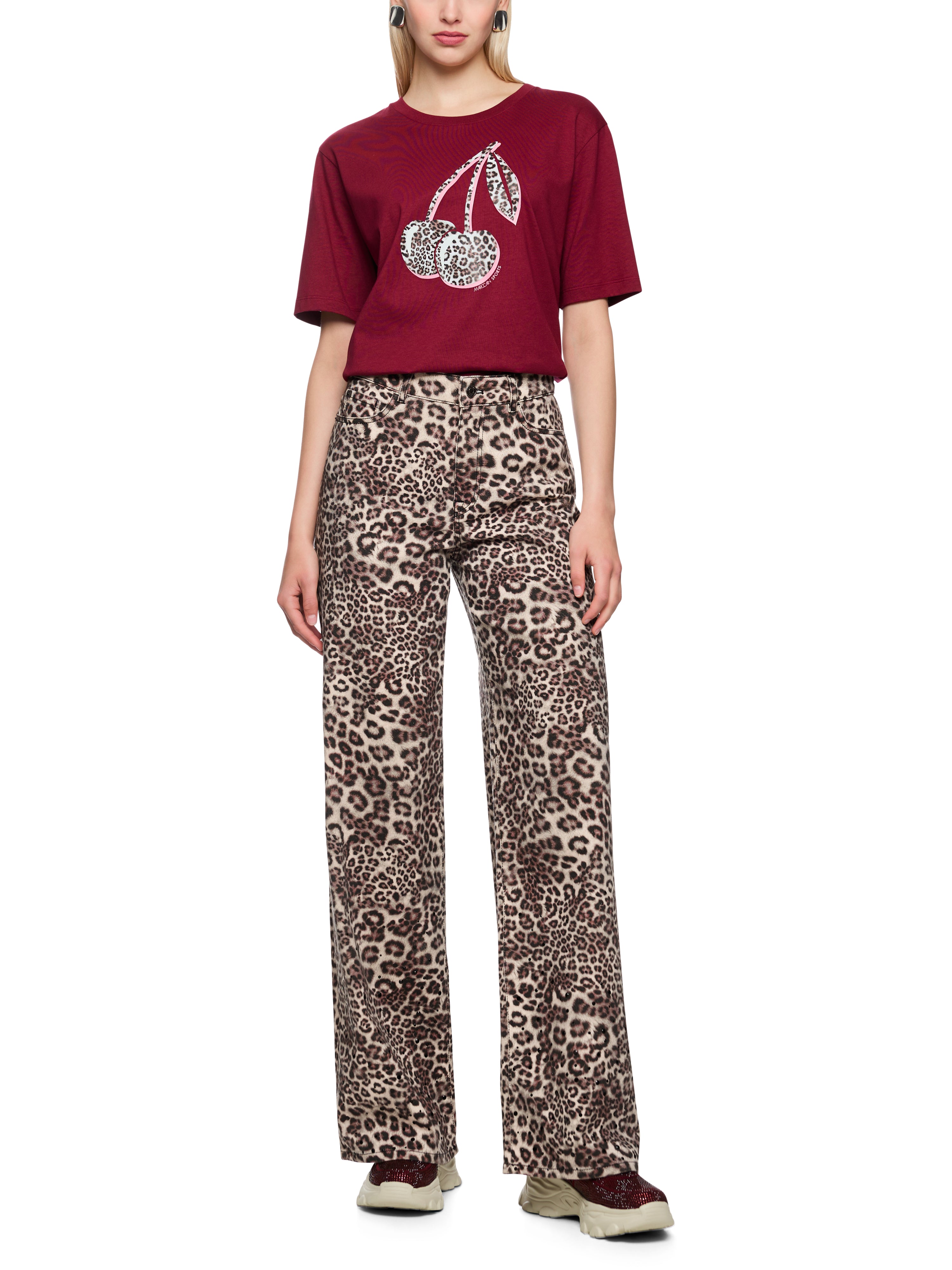 Marc Cain Jeans WARRI mit Leo Print