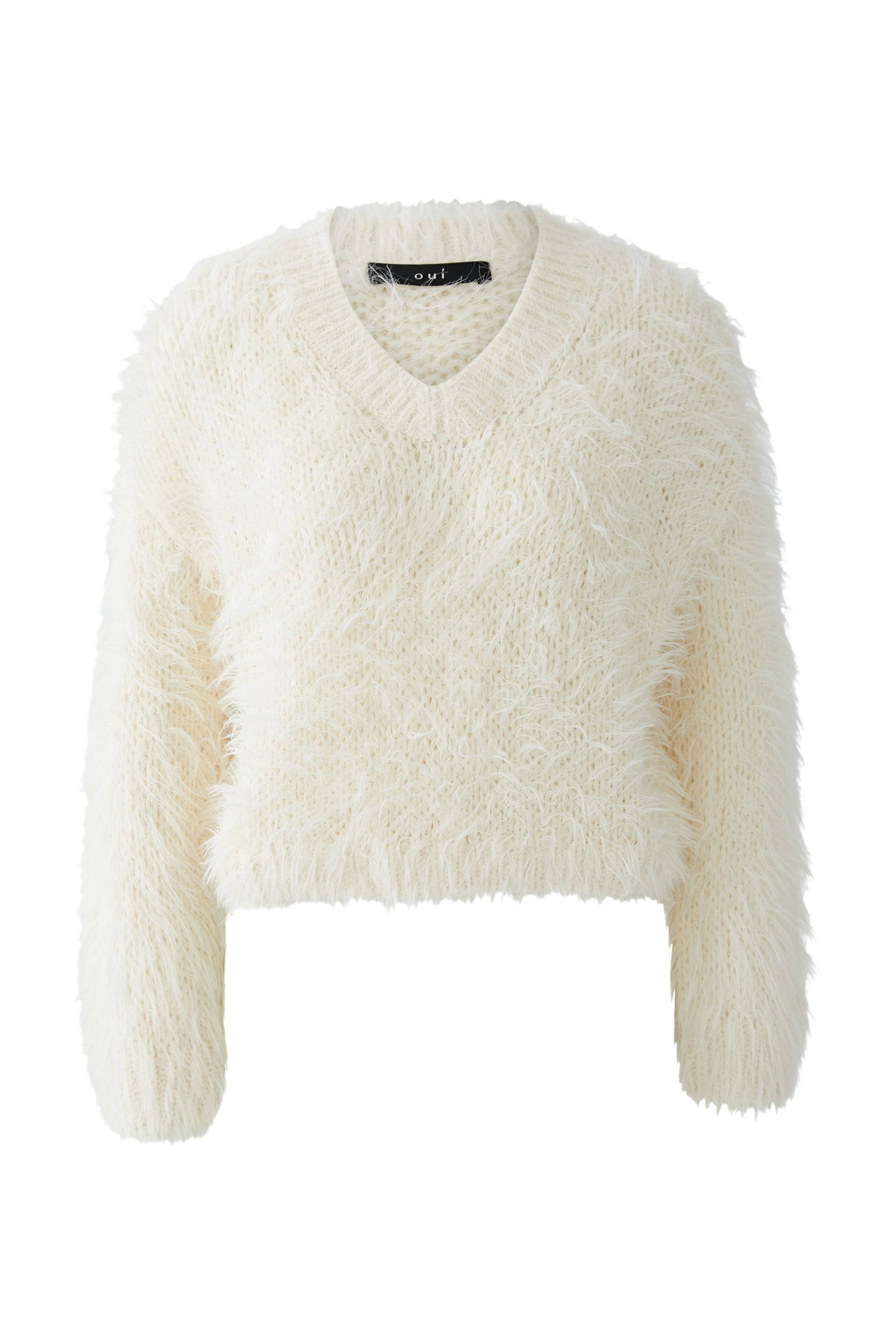 OUI Cropped Pullover Gardenia