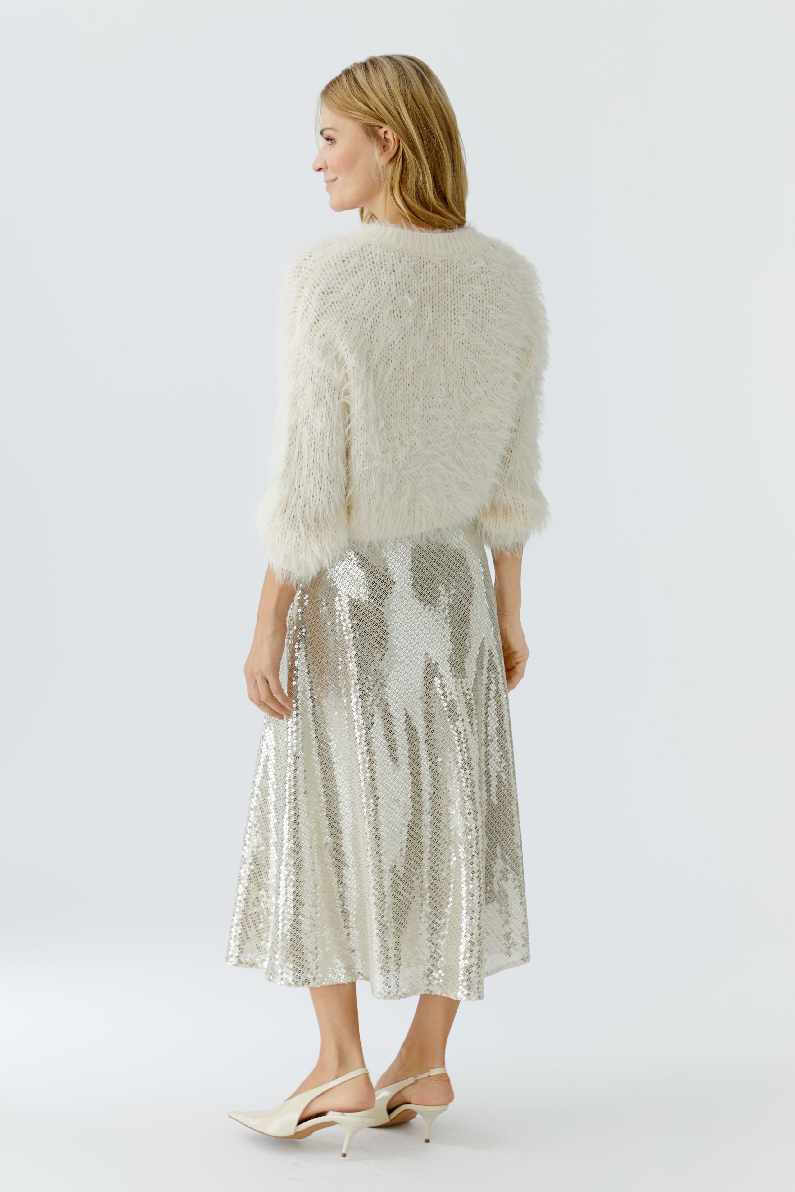 OUI Cropped Pullover Gardenia