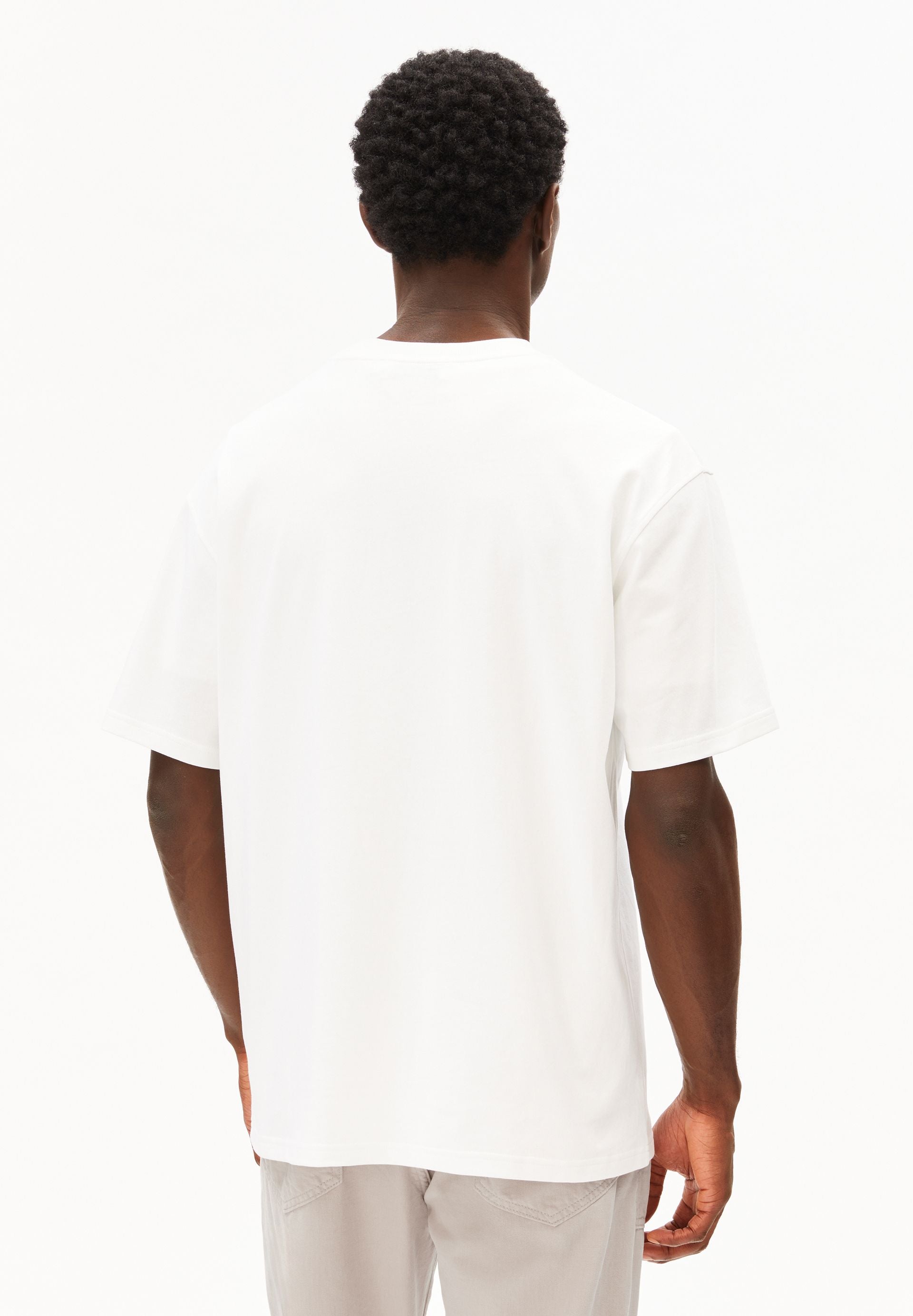 armedangels T-SHIRT MAARKOS HEAVY WEIGHT aus Baumwoll-Mix