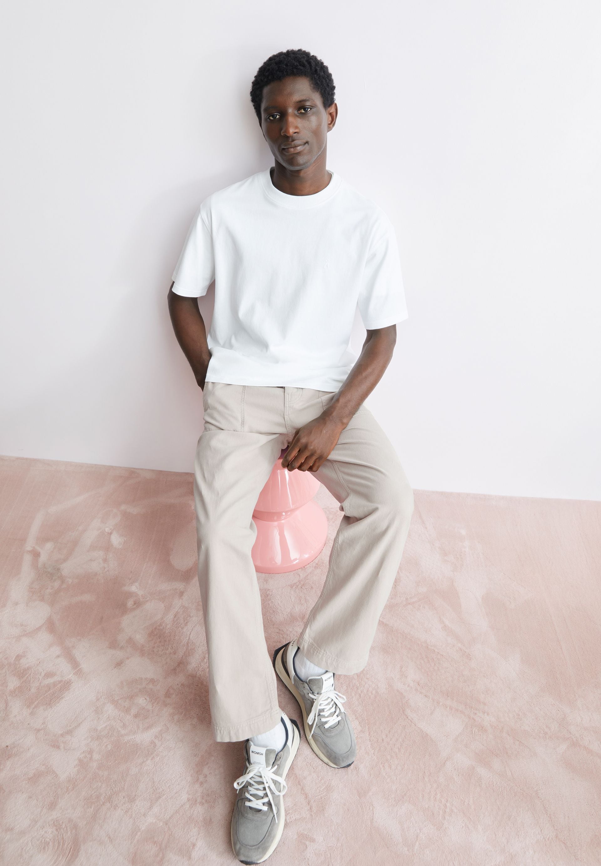 armedangels T-SHIRT MAARKOS HEAVY WEIGHT aus Baumwoll-Mix