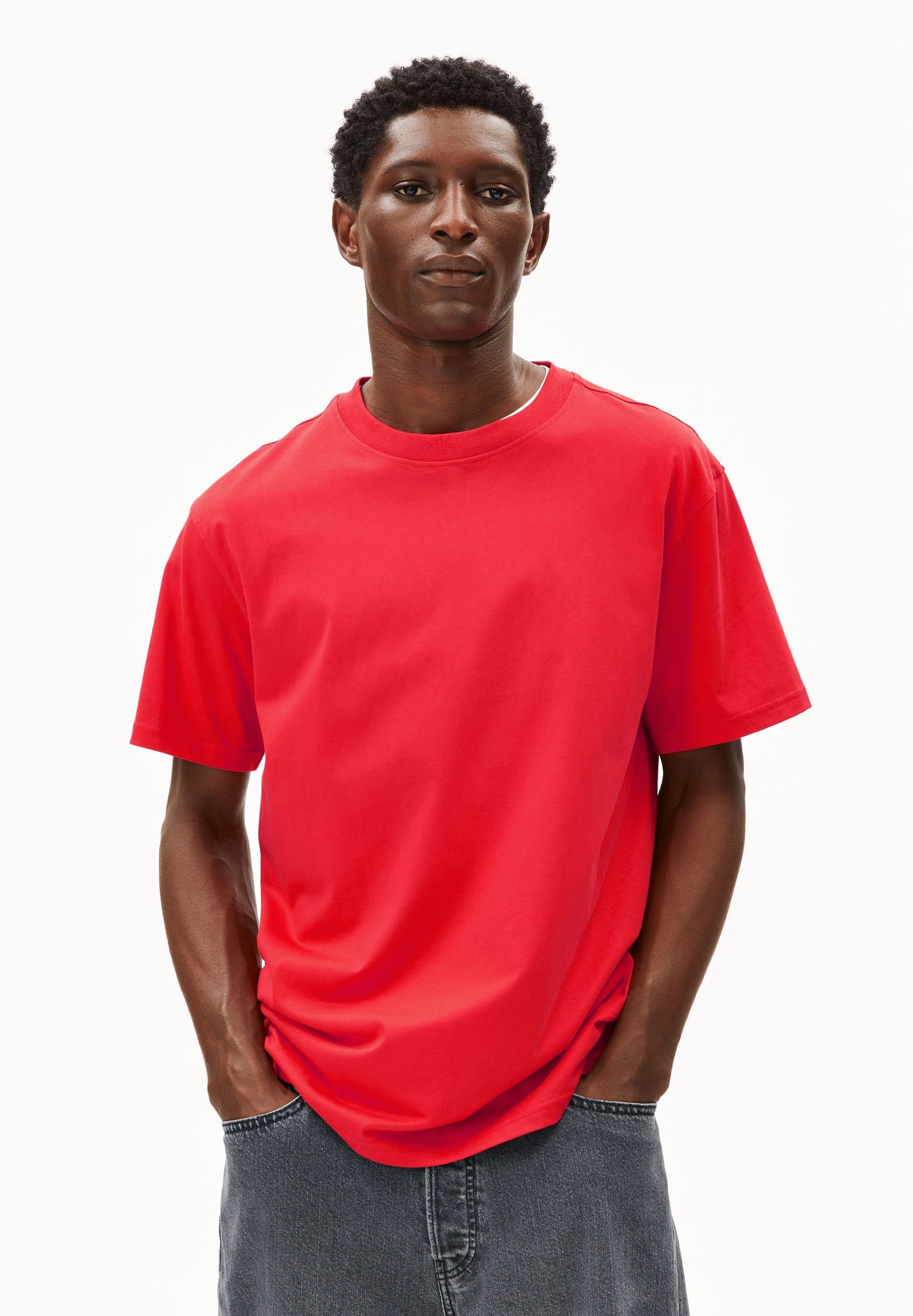 armedangels T-SHIRT MAARKOS MID WEIGHT aus Bio-Baumwolle