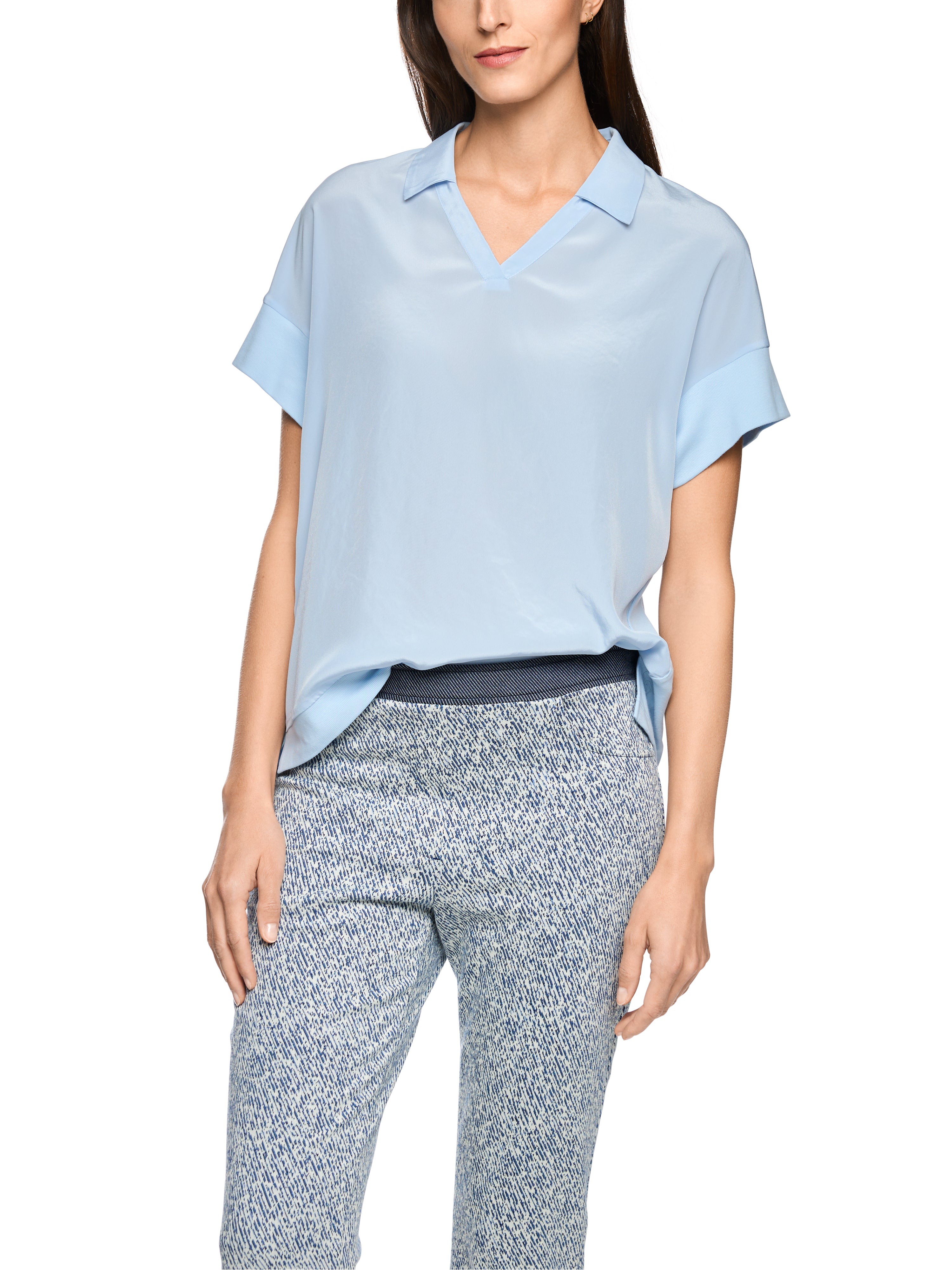 Marc Cain Blusenshirt aus Materialmix
